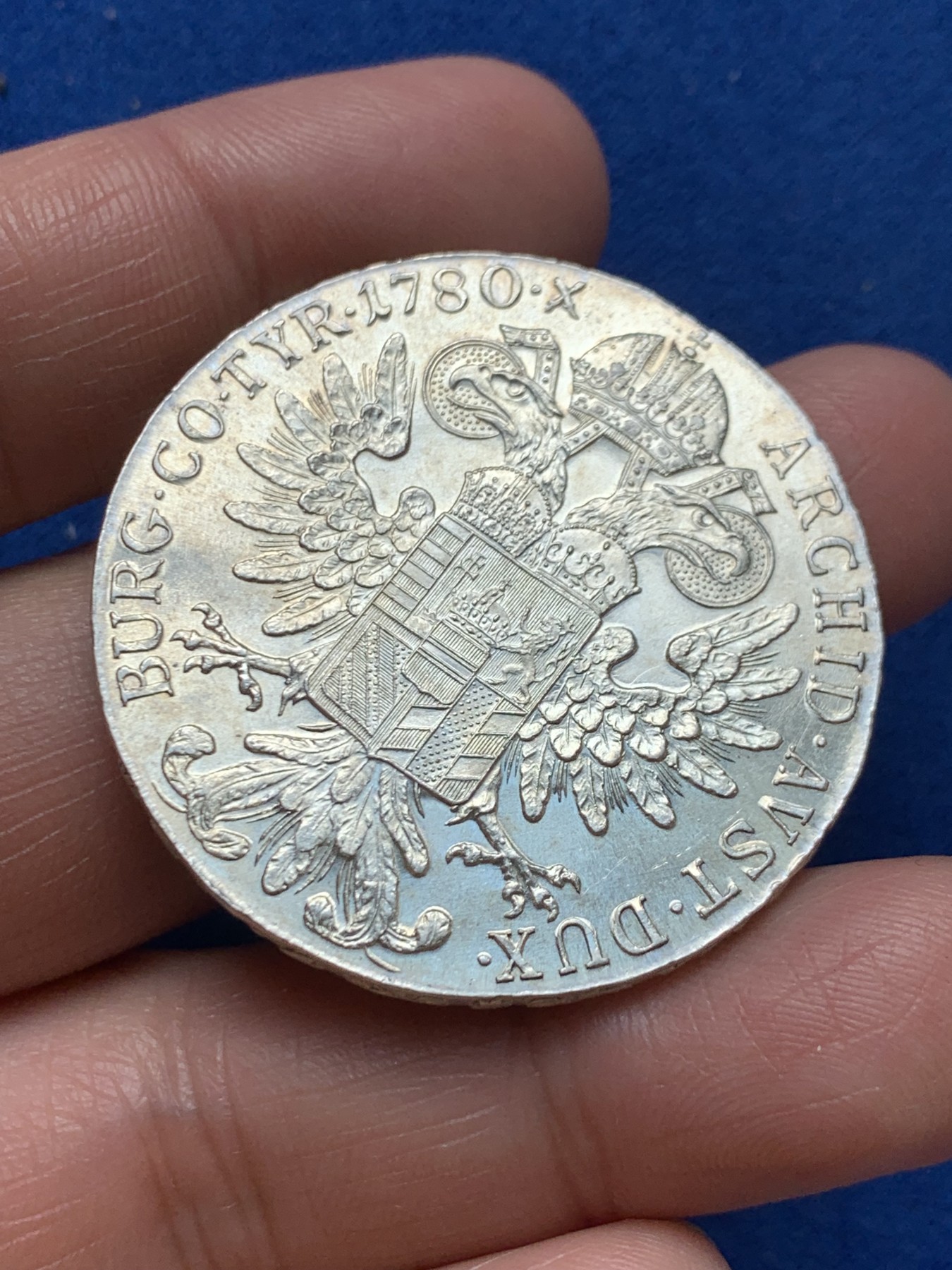 《竞宝斋》第243场-周日，周一 新年开场 (全场包邮) 1780后铸版 奥匈帝国 特蕾莎玛格丽特 大奶妈 一泰勒银币 品相佳