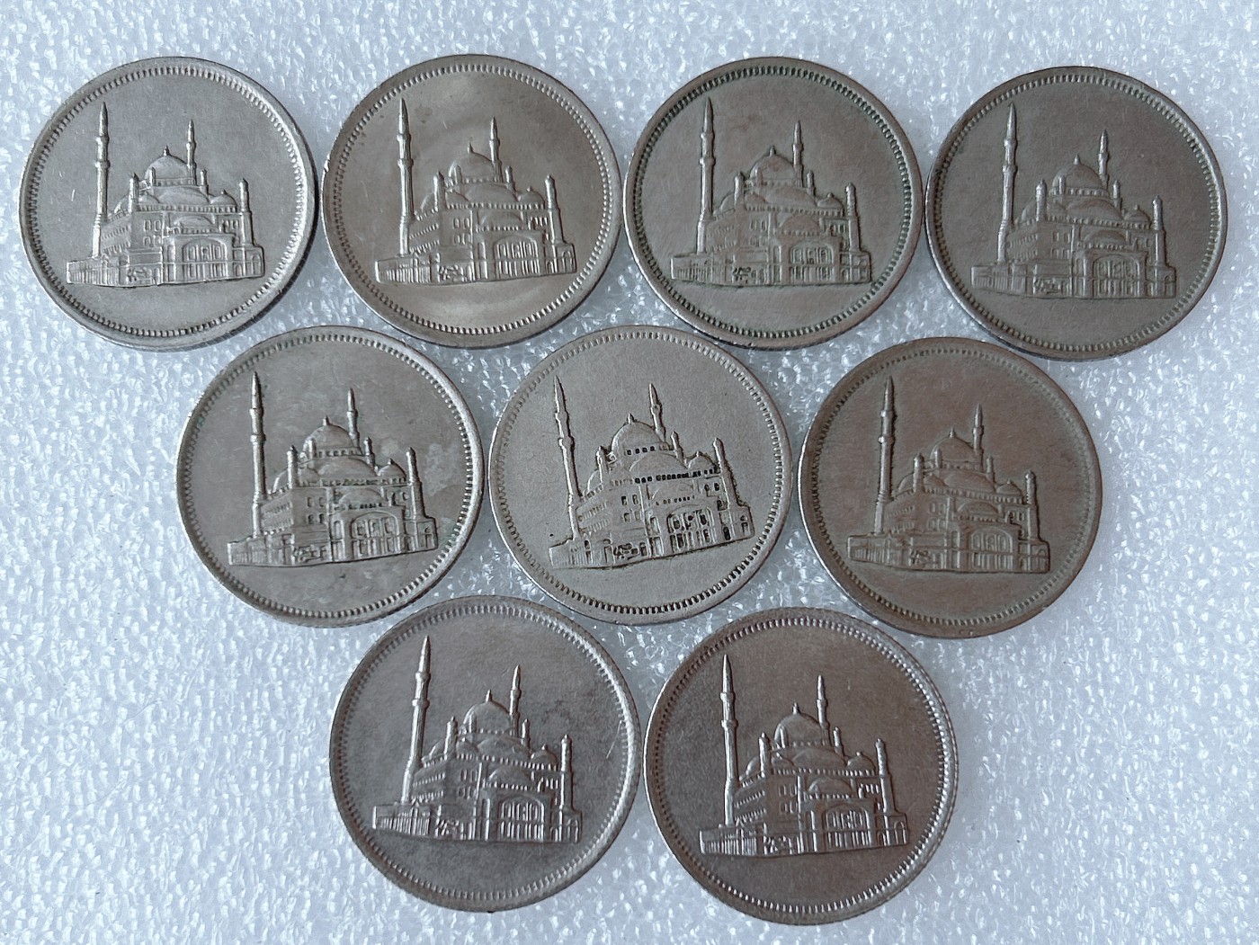 第一海外回流一元起拍收藏 散币专场 第68期 埃及10皮阿斯特 9枚