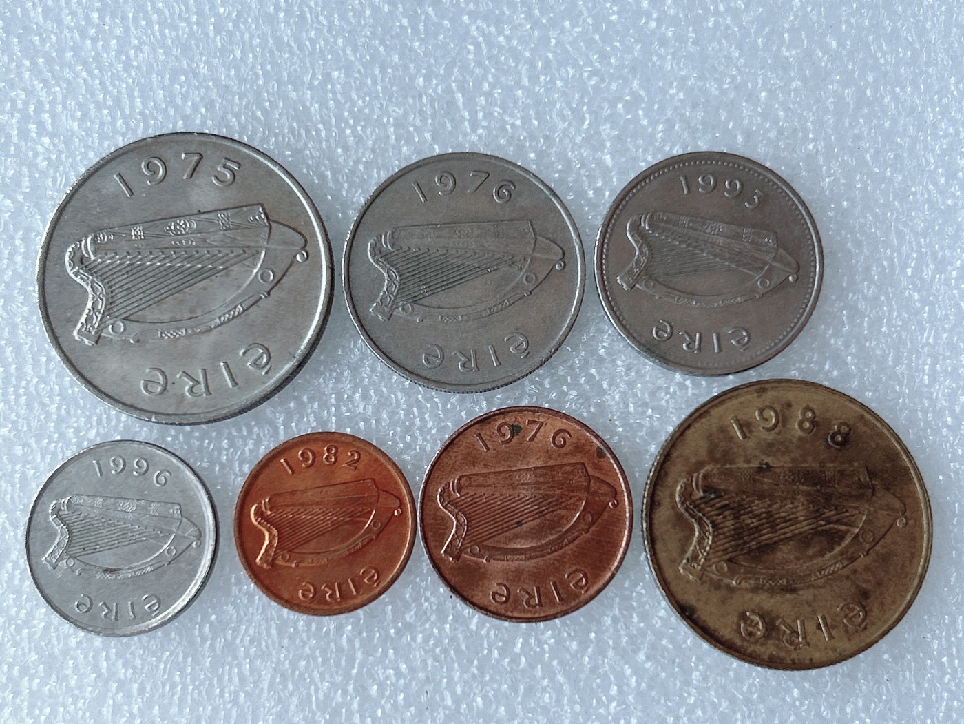 第一海外回流一元起拍收藏 散币专场 第68期 爱尔兰硬币 7枚 无重复