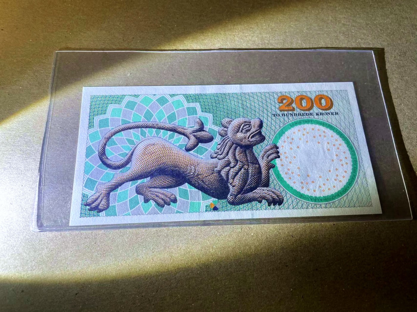 【Blue Auction】✨世界纸币精拍第440期【精】 【无47】丹麦 浮雕版 200克朗 全新UNC
