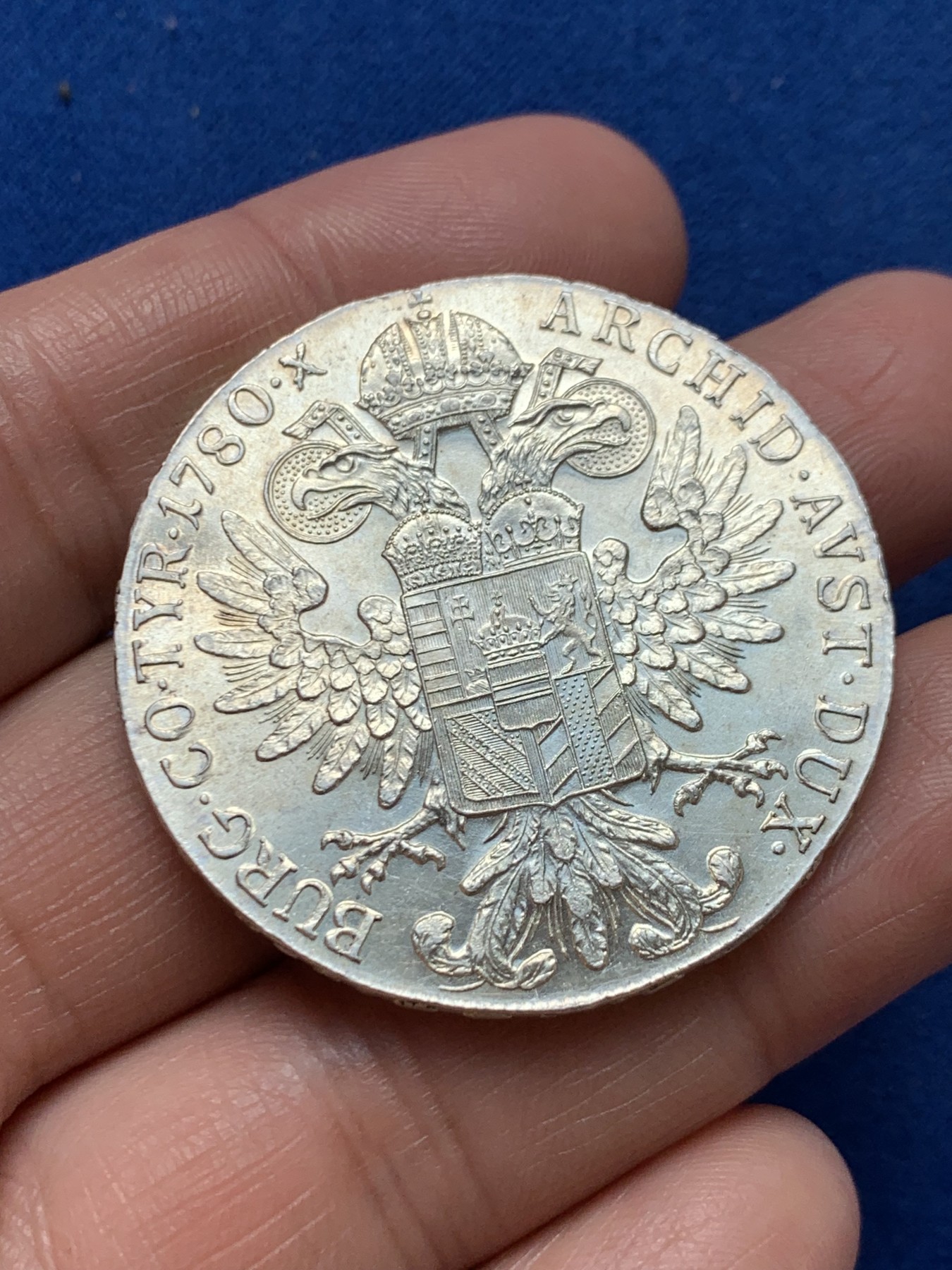 《竞宝斋》第243场-周日，周一 新年开场 (全场包邮) 1780后铸版 奥匈帝国 特蕾莎玛格丽特 大奶妈 一泰勒银币 品相佳