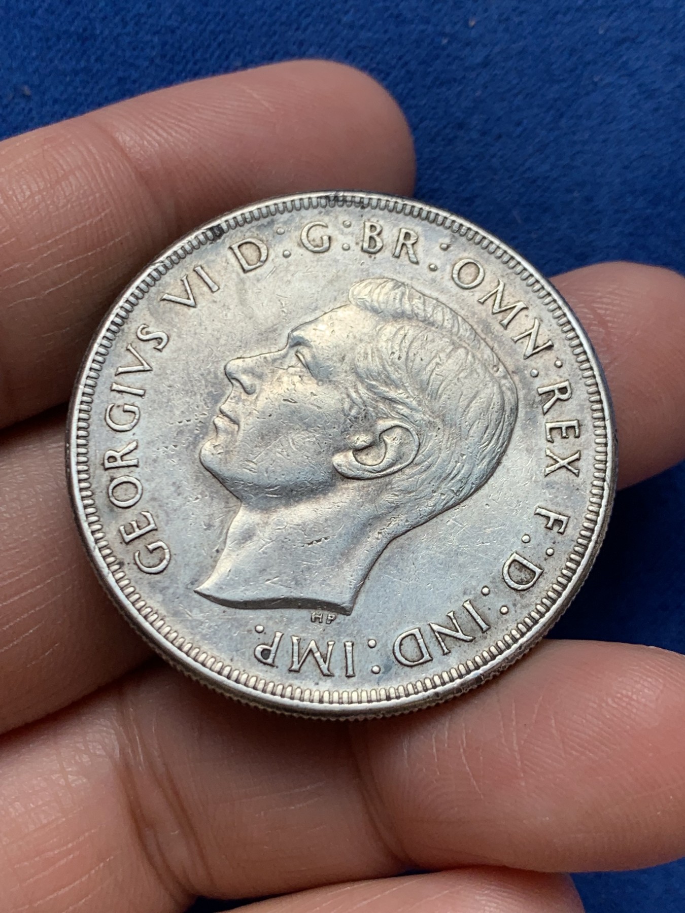 《竞宝斋》第243场-周日，周一 新年开场 (全场包邮) 澳大利亚1937年乔治六世登基皇冠克朗大银币 925高银