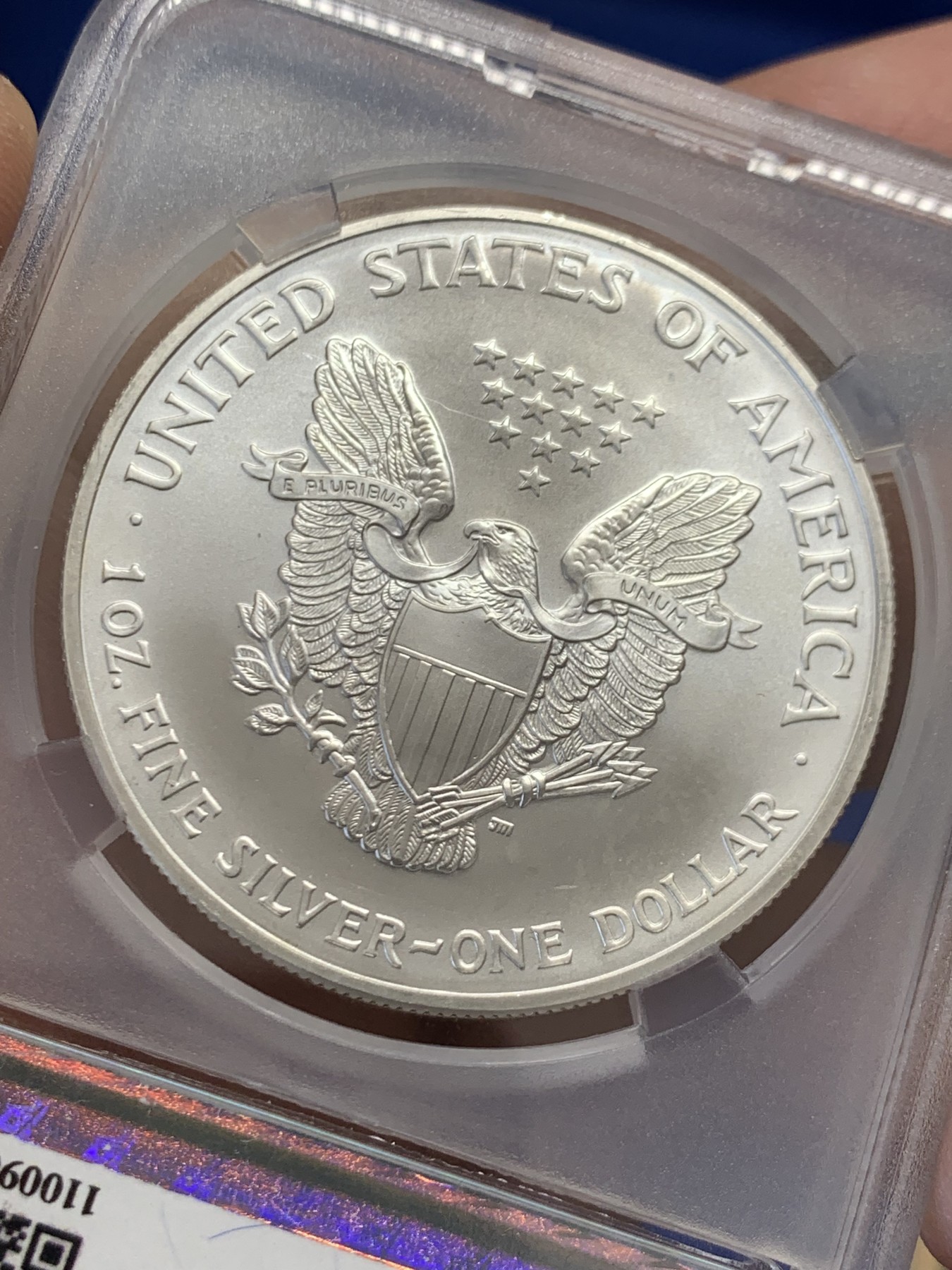 《竞宝斋》第243场-周日，周一 新年开场 (全场包邮) TQG-MS68 2003年美国行走女神1盎司投资银币喷印彩绘版本 十分少见的彩印版本 此枚保存完好