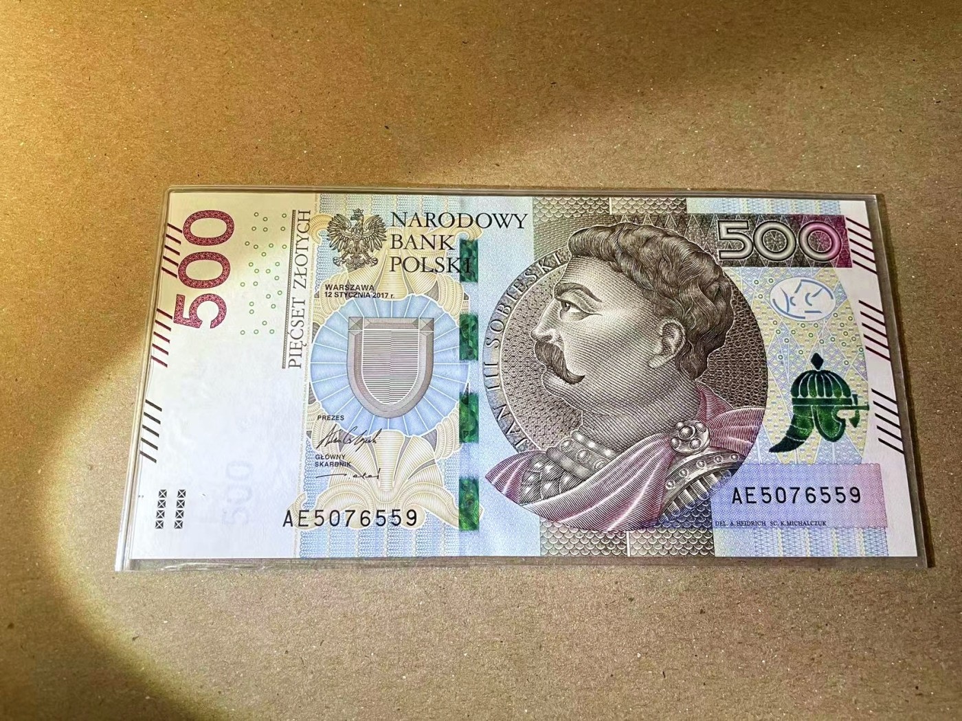 【Blue Auction】✨世界纸币精拍第440期【精】 波兰 2017年500兹罗提 全新UNC