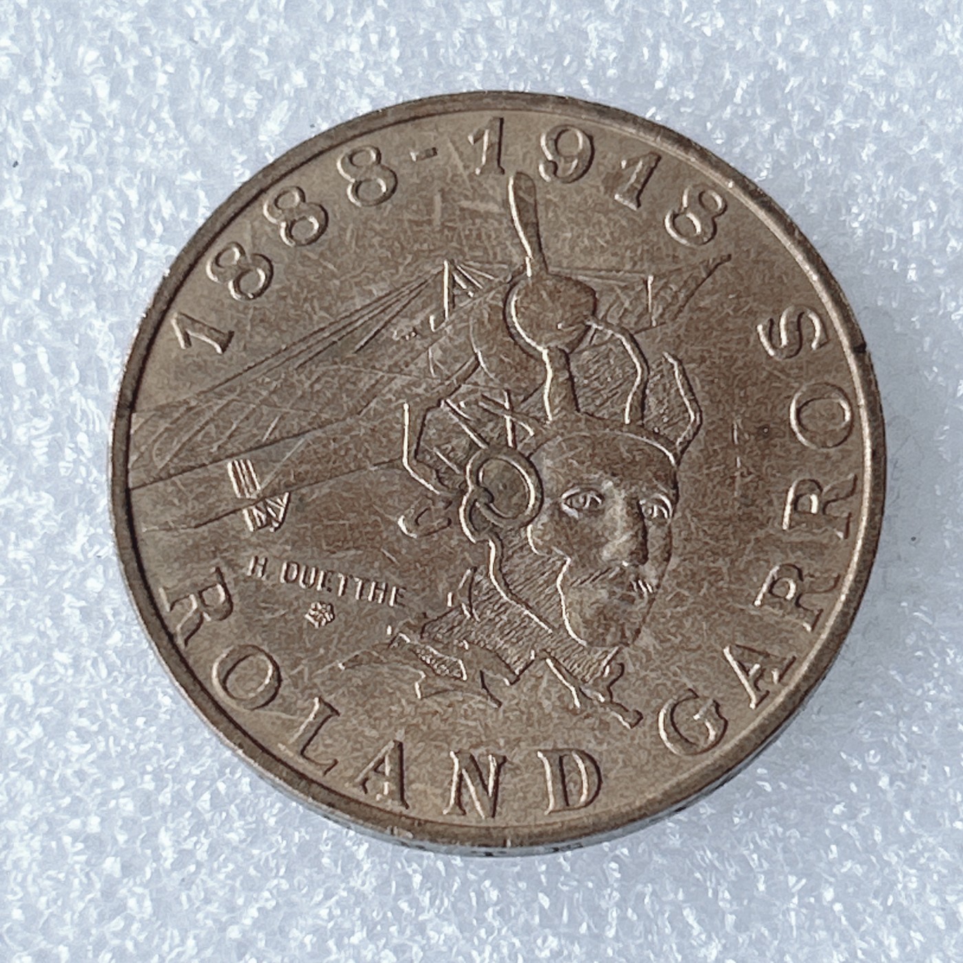 海外回流1元起拍小铺 各国钱币散币场 第8期 法国1988年罗兰·加洛斯佰年诞辰 10法郎纪念币