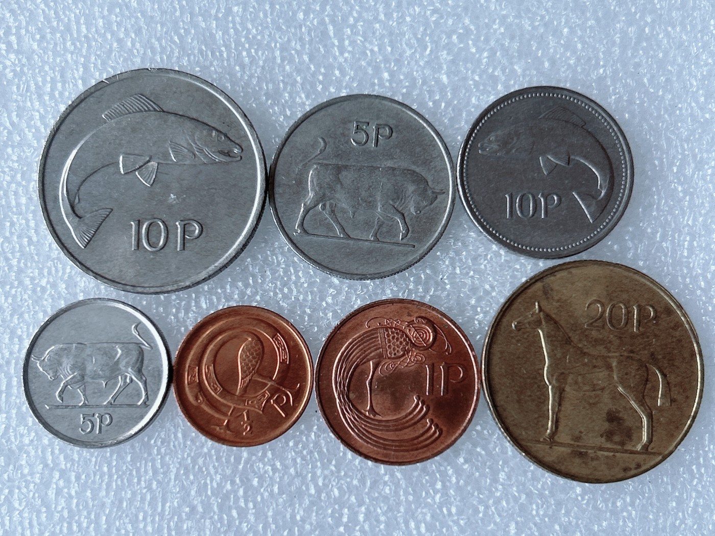 第一海外回流一元起拍收藏 散币专场 第68期 爱尔兰硬币 7枚 无重复