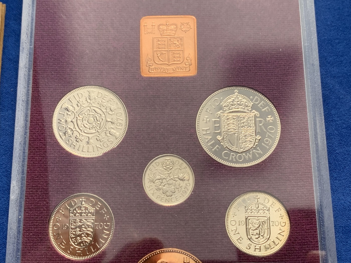 《竞宝斋》第243场-周日，周一 新年开场 (全场包邮) 两套一组 1970年+1971年英国精制套币 十二进制关门/十进制开门套 见证英系钱币的历史变革