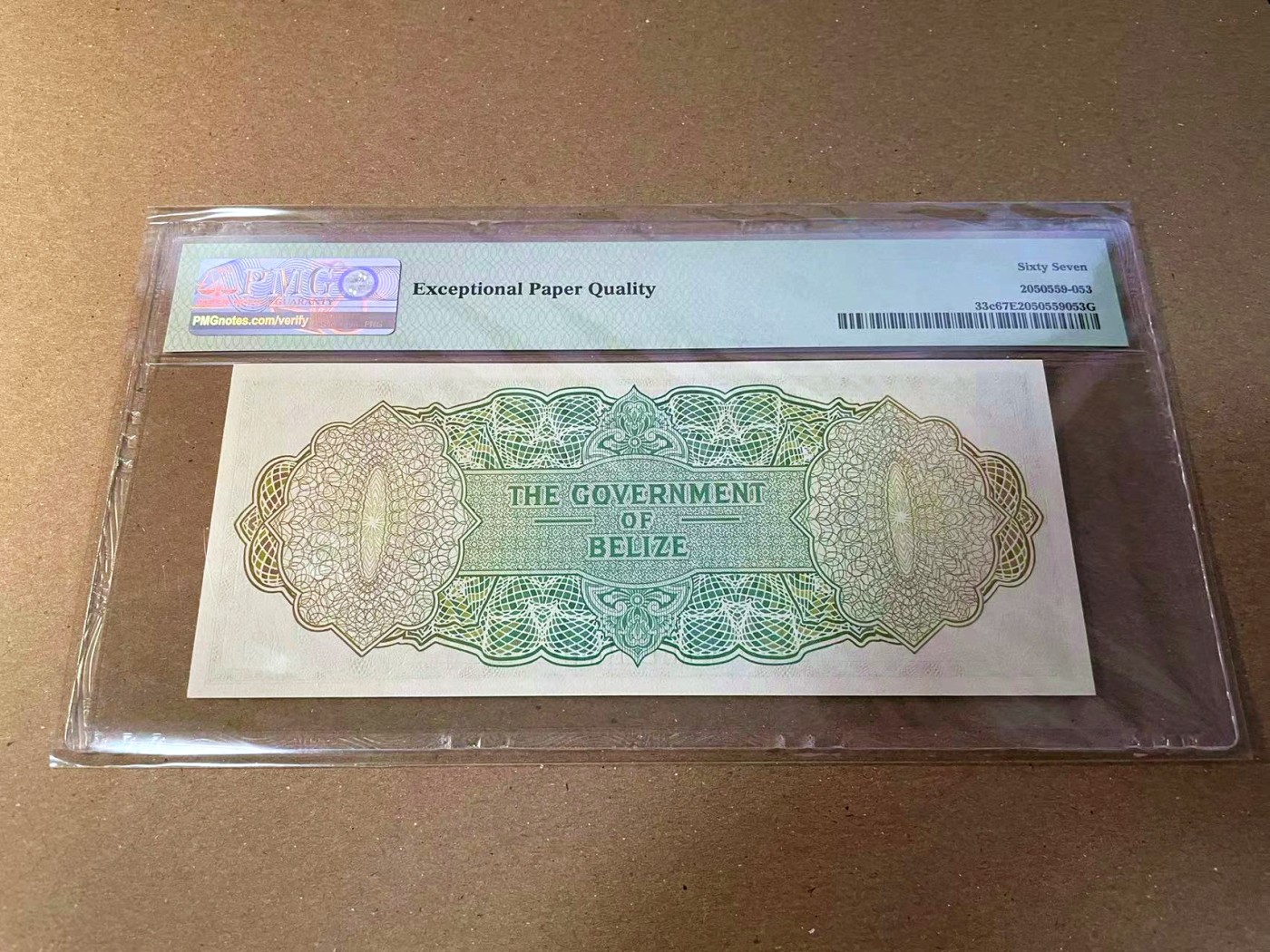 【Blue Auction】✨世界纸币精拍第440期【精】 伯利兹 1976年1元 BWC出品 大冠女王 PMG67EPQ 高分