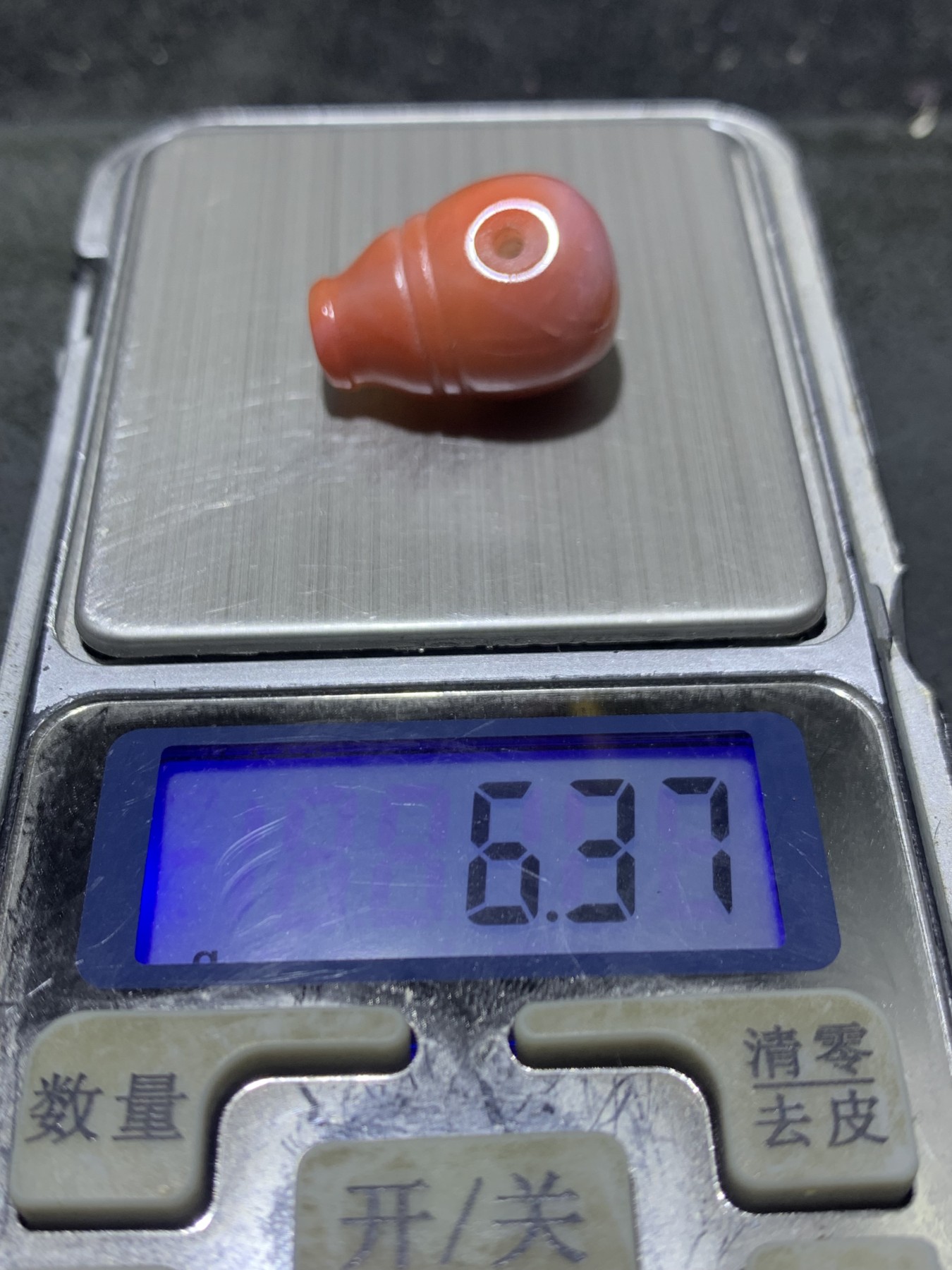 精美川料南红玛瑙冰飘紫罗兰色一体三通一个