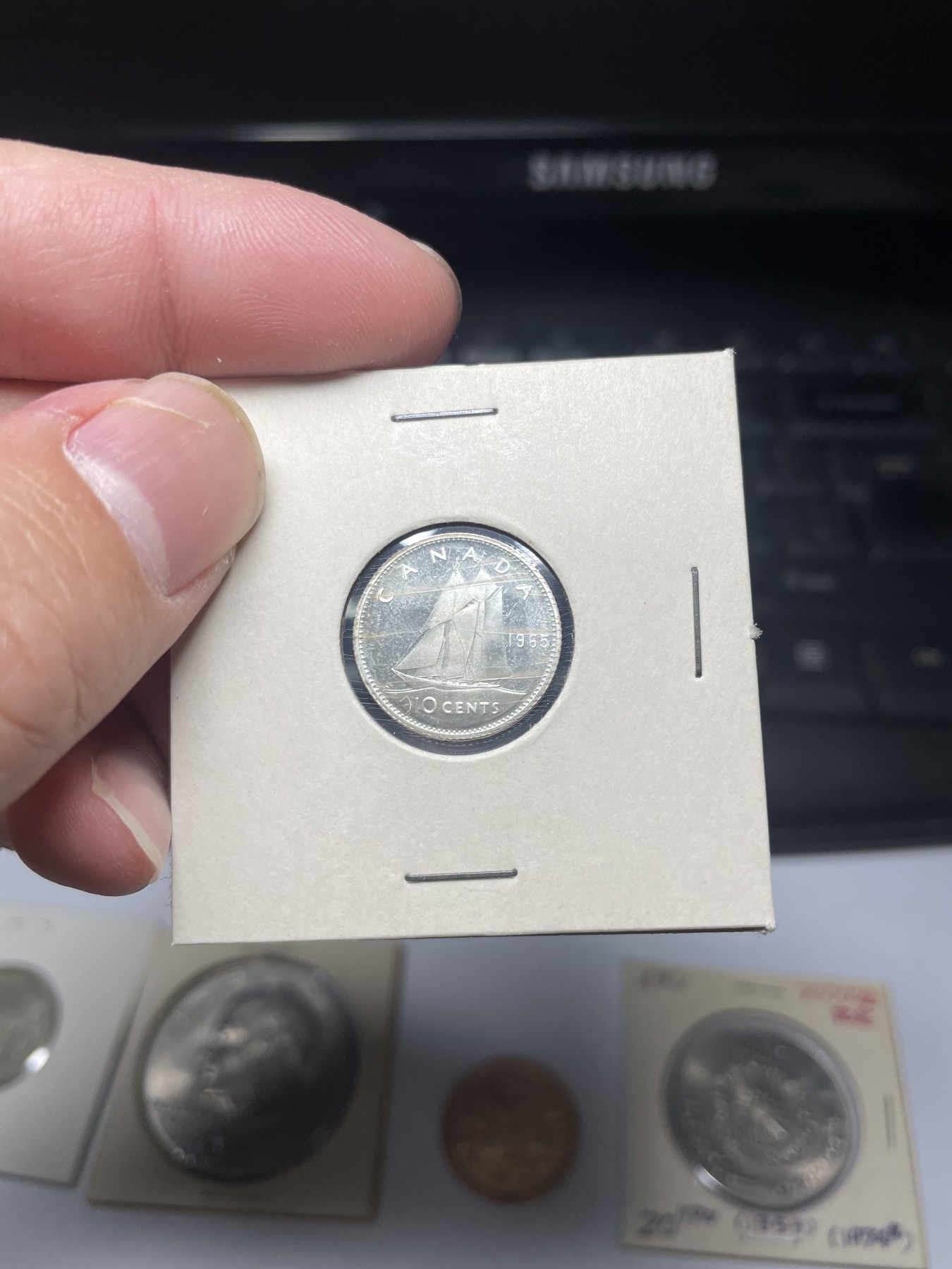 2024年集古藏今外币拍卖第2场 1965年加拿大10分银币