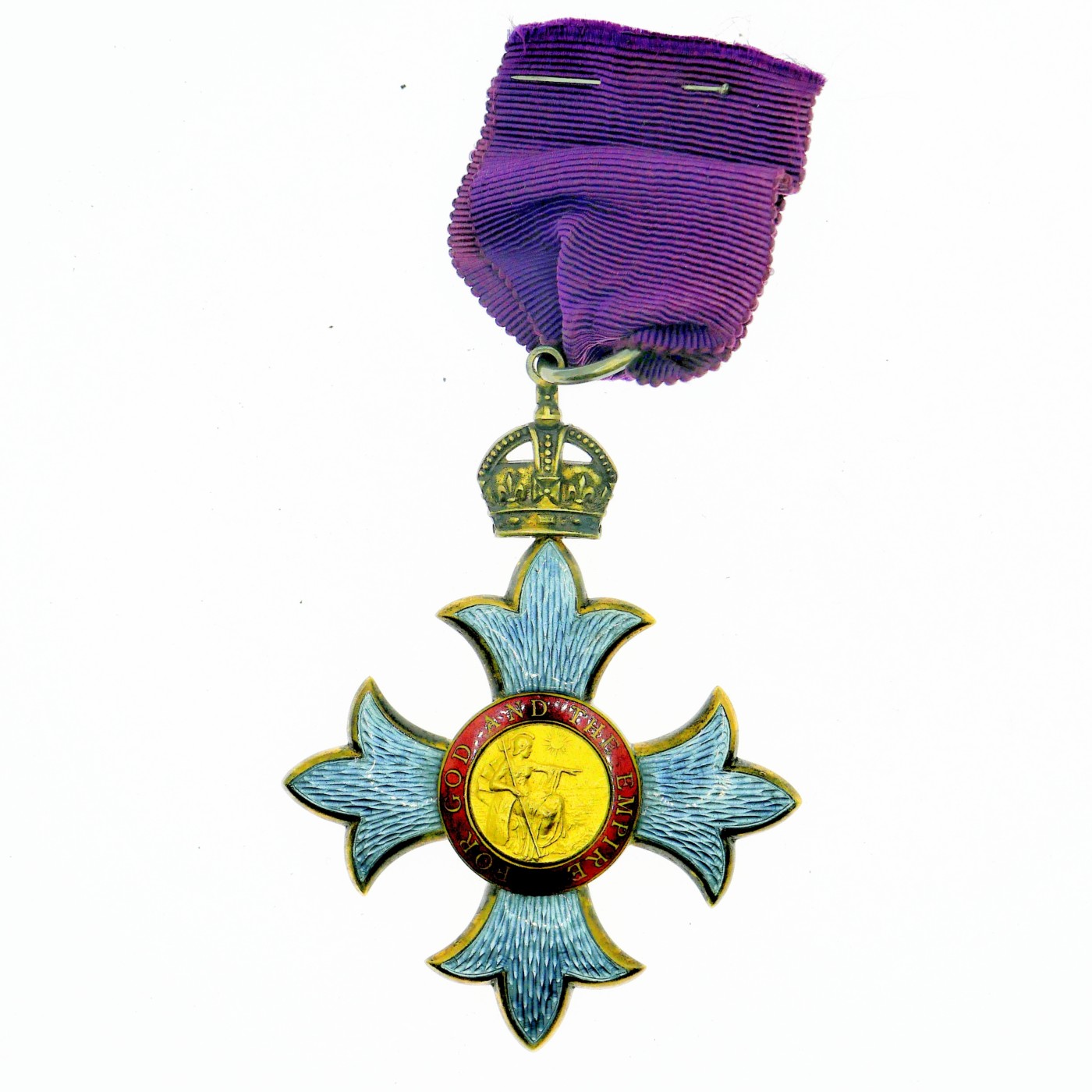 勋章奖章交易所3月9日拍卖 英国指挥官级不列颠勋章，第一版，CBE，银质珐琅，珐琅完整