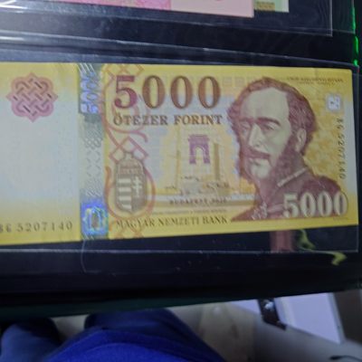 【世界钱币】精选微拍第94期暨2024年第五期 评级币裸钞场 2020年匈牙利5000福林 全新绝品