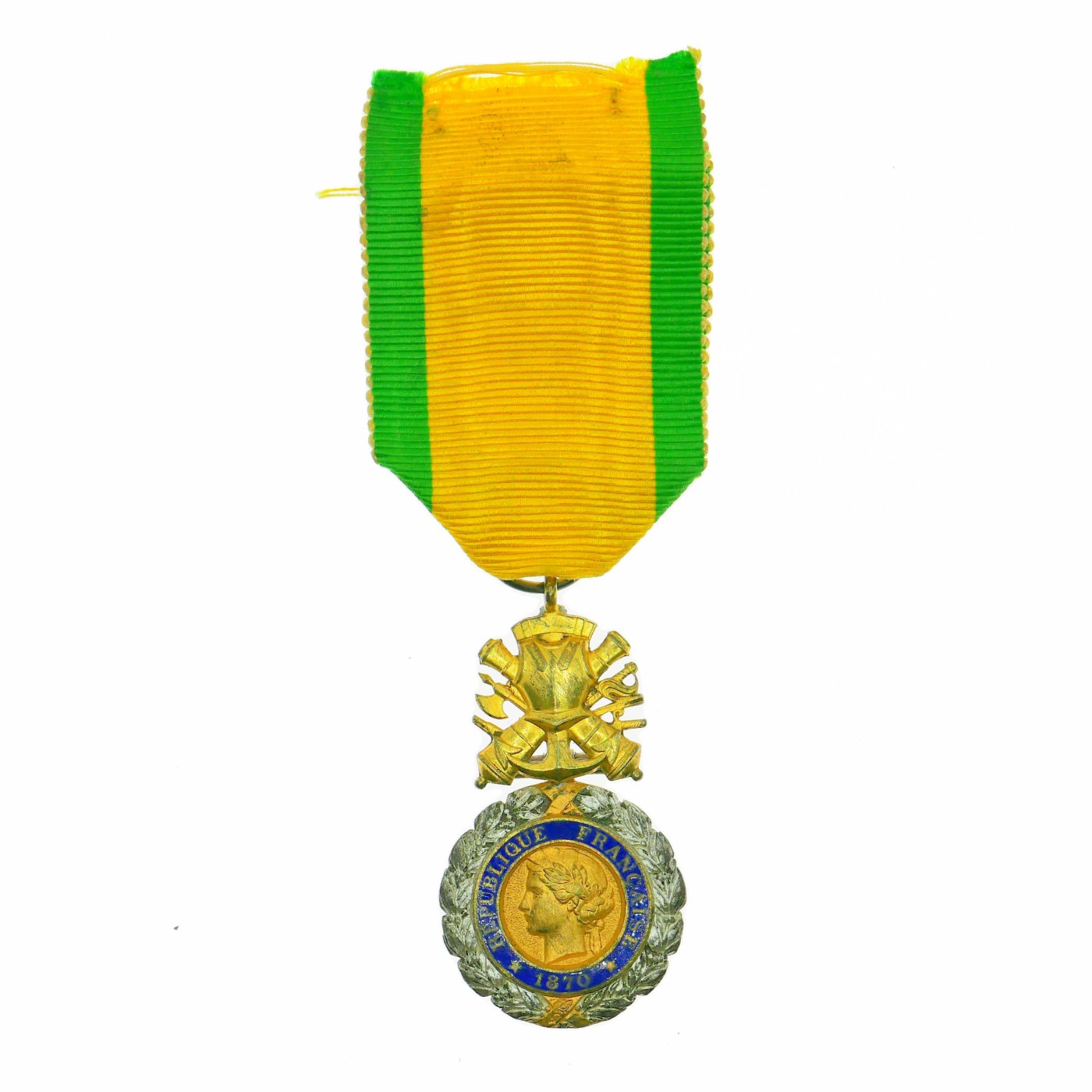 勋章奖章交易所3月9日拍卖 法国军事奖章，三共银质珐琅