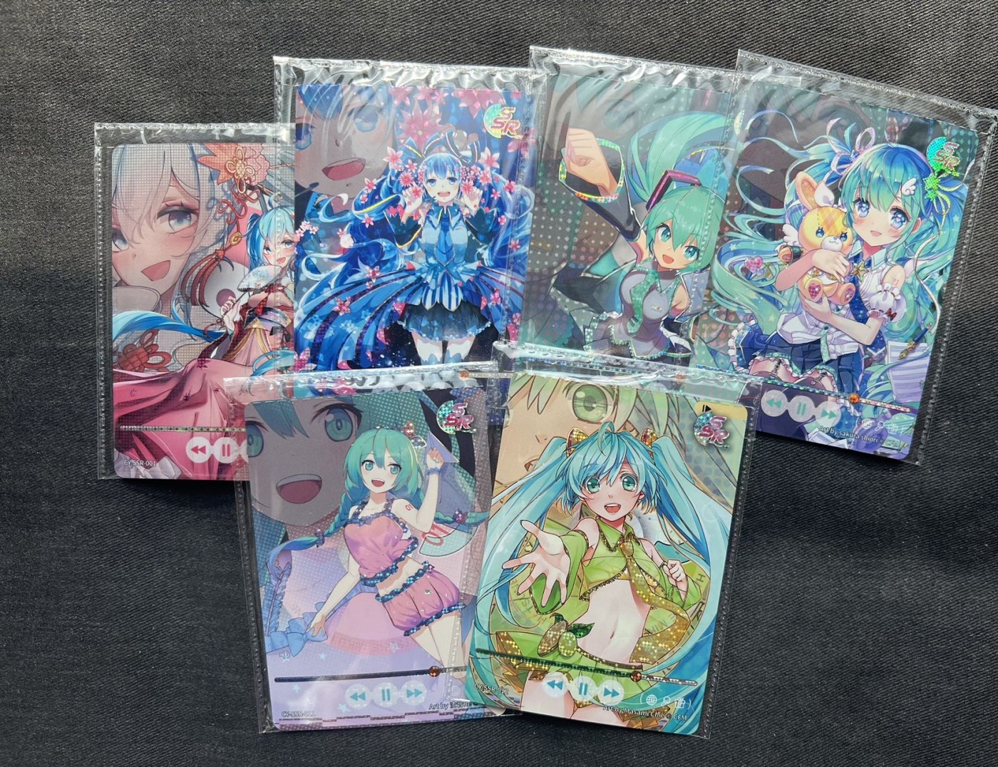 【随心卡拍】收藏卡拍卖【第13期】 卡游 初音 ssr 卡 6张