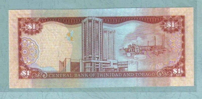 特立尼达和多巴哥2006年1元 P-46 33双尾 实物图 UNC