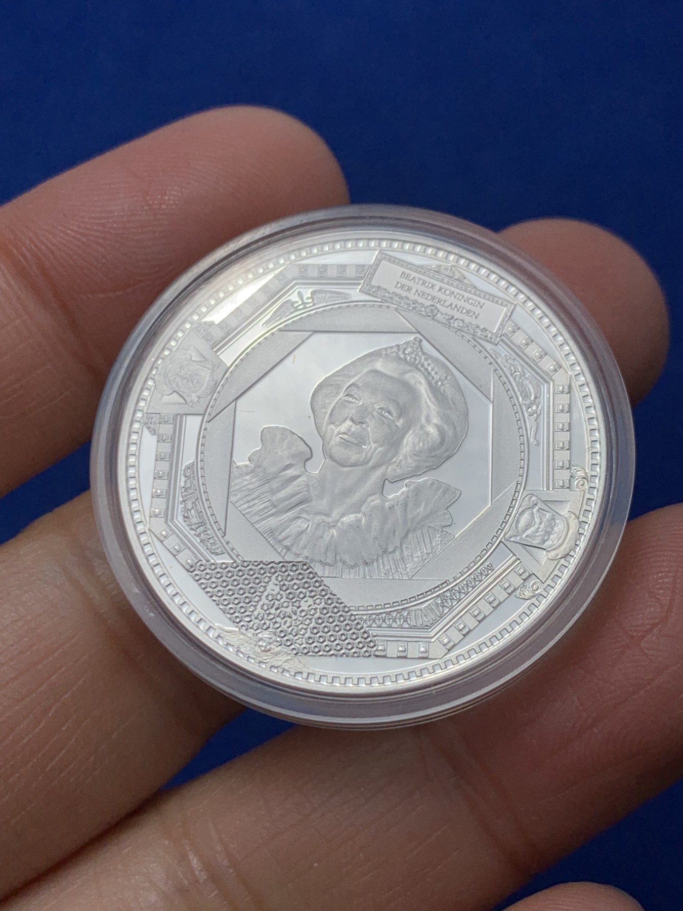 《竞宝斋》第244场-周日，周一 新年开场 (全场包邮) 荷兰 2011年 造币厂100周年纪念 精制5欧 银币 原包装