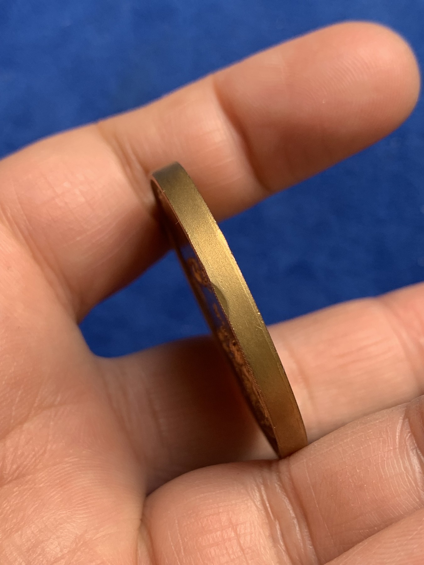 《竞宝斋》第244场-周日，周一 新年开场 (全场包邮) 1906年英国普利茅斯制造业博览会铜章 天使、海船、灯塔等细节丰富清晰 高点俱在 25.3g 38.5mm