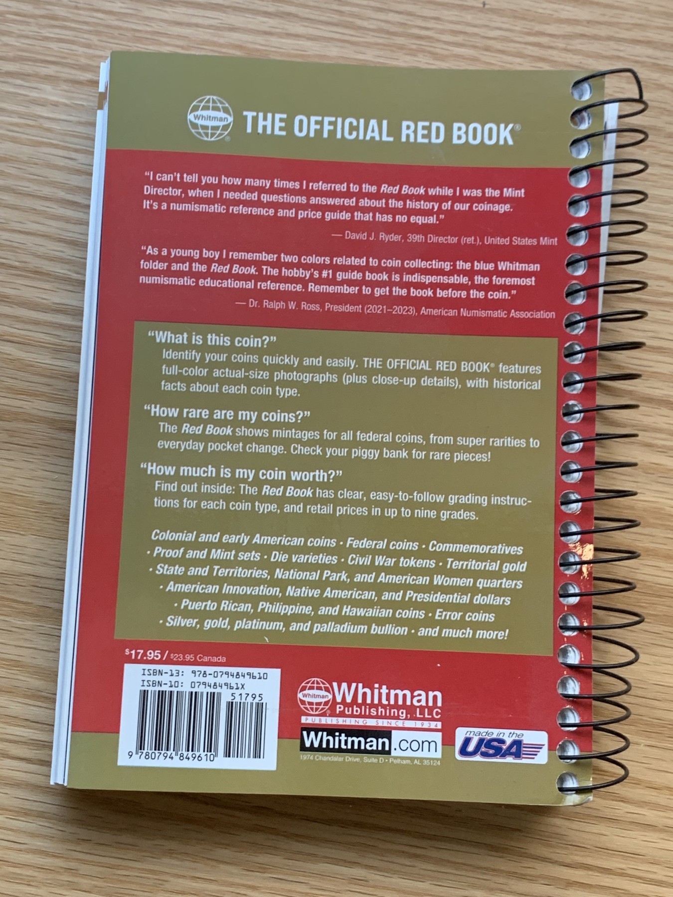 《竞宝斋》第244场-周日，周一 新年开场 (全场包邮) 美国2023年 美国币最新最权威 价格最接近时差价的目录 厚达465页