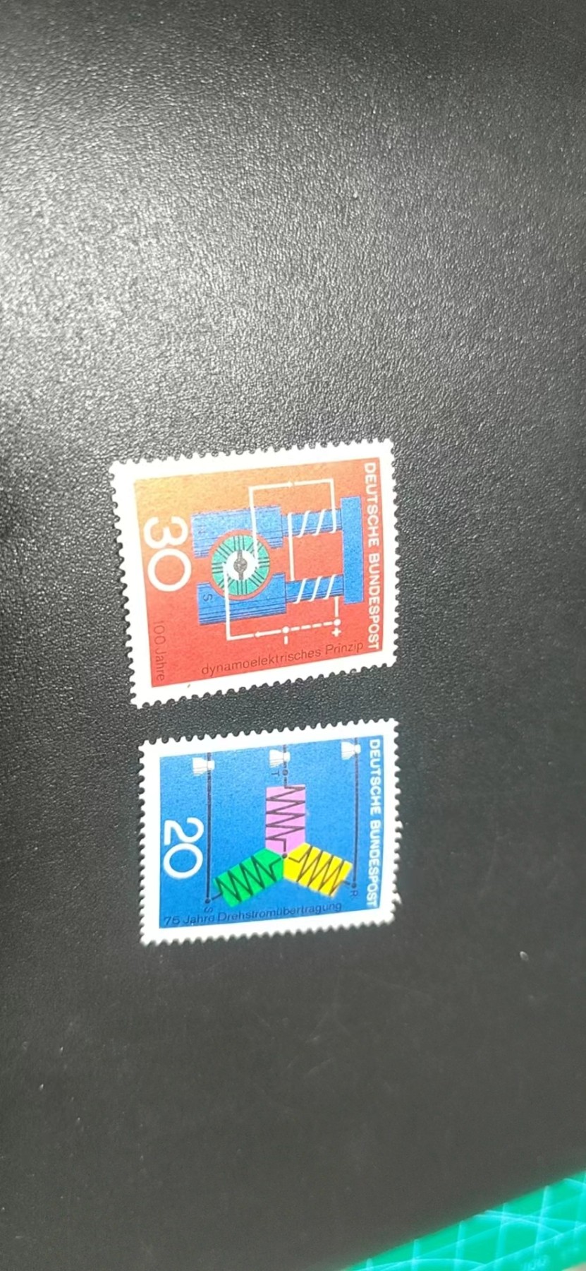 德国邮票专场，都是套票 德国邮票一套，1966年发行，科技进步  三相电  西门子，品相如图