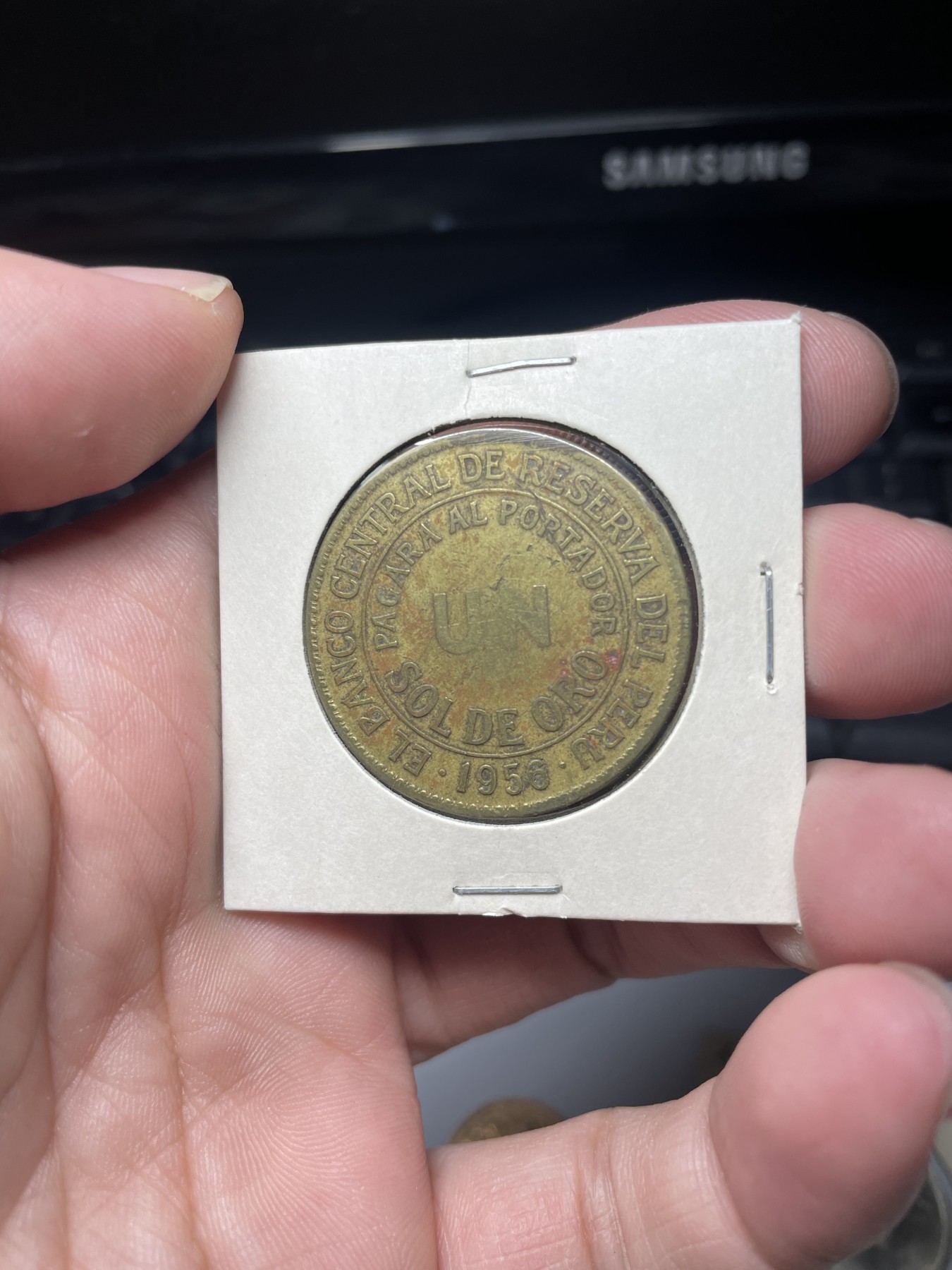 2024年集古藏今外币拍卖第2场 1956年秘鲁1索尔大铜币