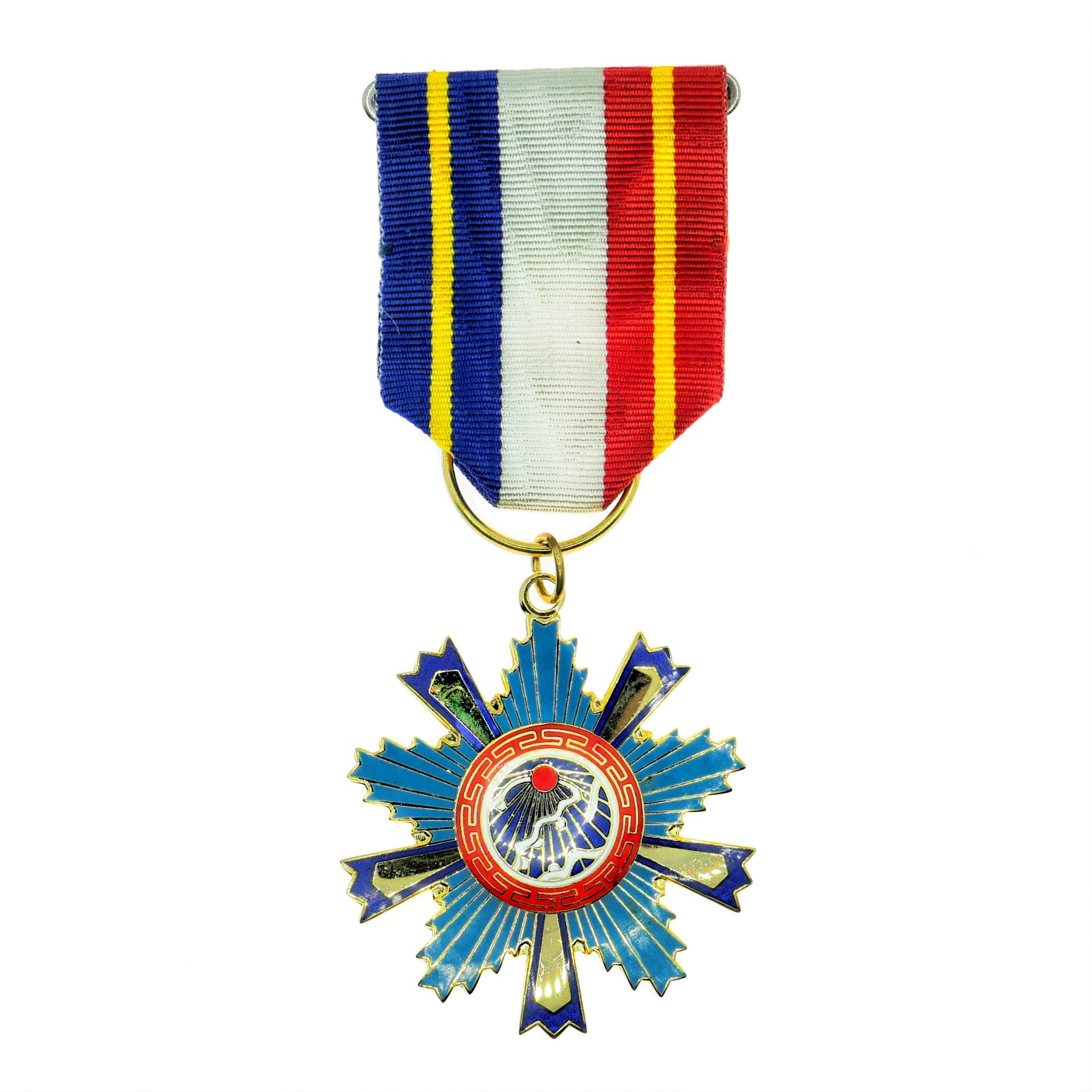 勋章奖章交易所3月9日拍卖 民国甲种一等光华奖章，退台后，光华奖章最高级别