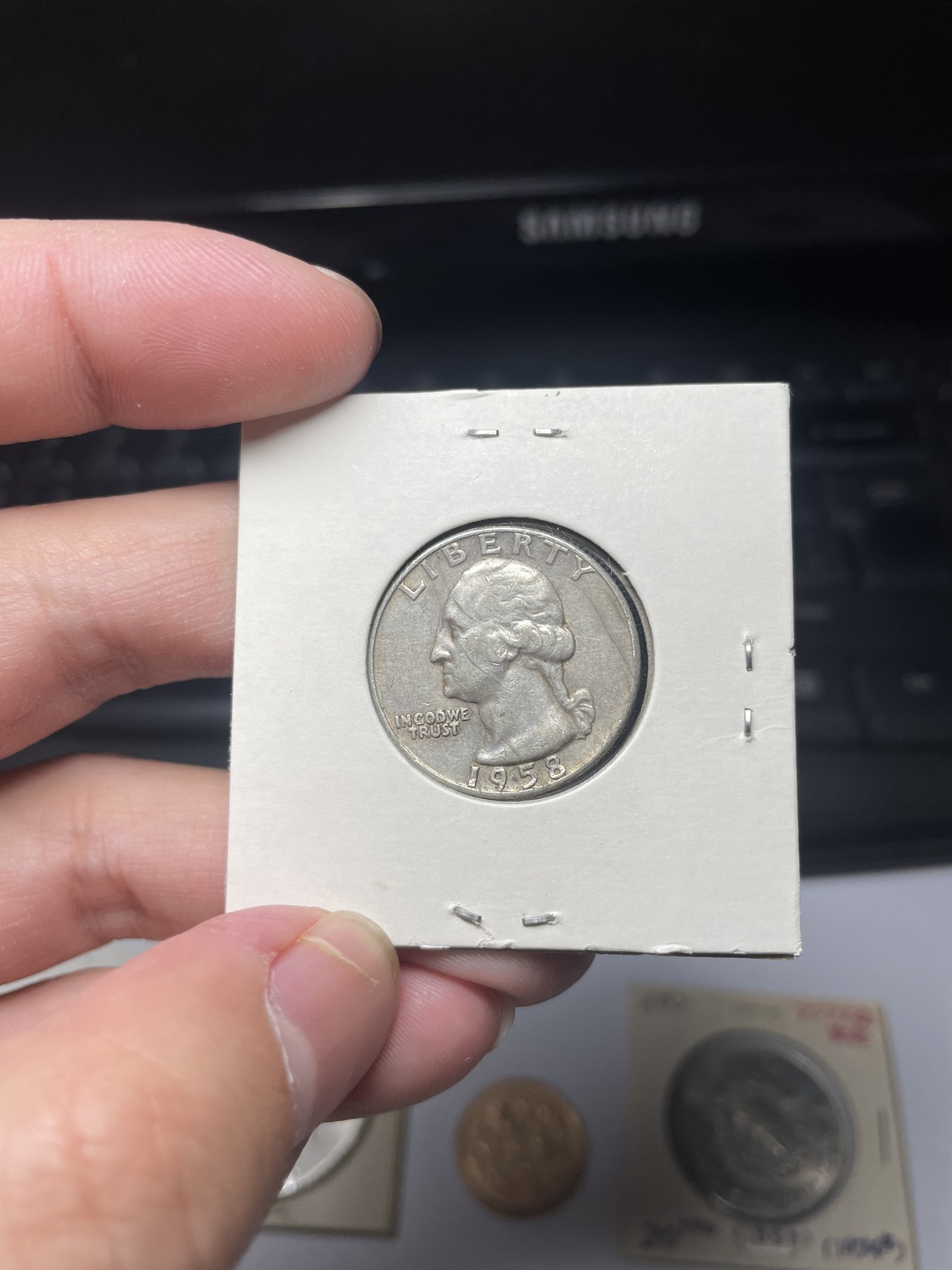 2024年集古藏今外币拍卖第2场 1958年美国25美分银币