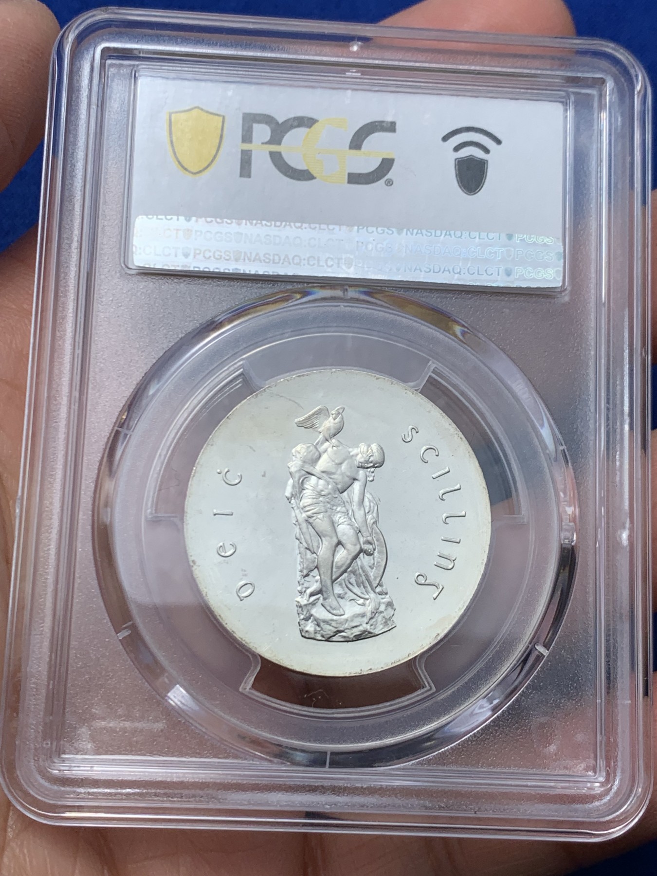 《竞宝斋》第244场-周日，周一 新年开场 (全场包邮) PCGS PR65CAM 爱尔兰1966年都柏林起义10先令精制纪念银币