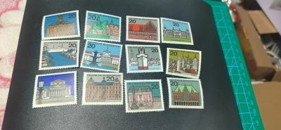 德国邮票，全场套票 - 🌹🌹12全套票🌹🌹德国邮票一套，1964年发行，德国著名建筑12全，品相如图