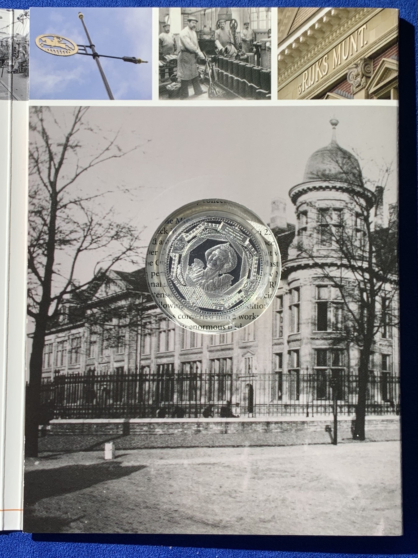 《竞宝斋》第244场-周日，周一 新年开场 (全场包邮) 荷兰 2011年 造币厂100周年纪念 精制5欧 银币 原包装