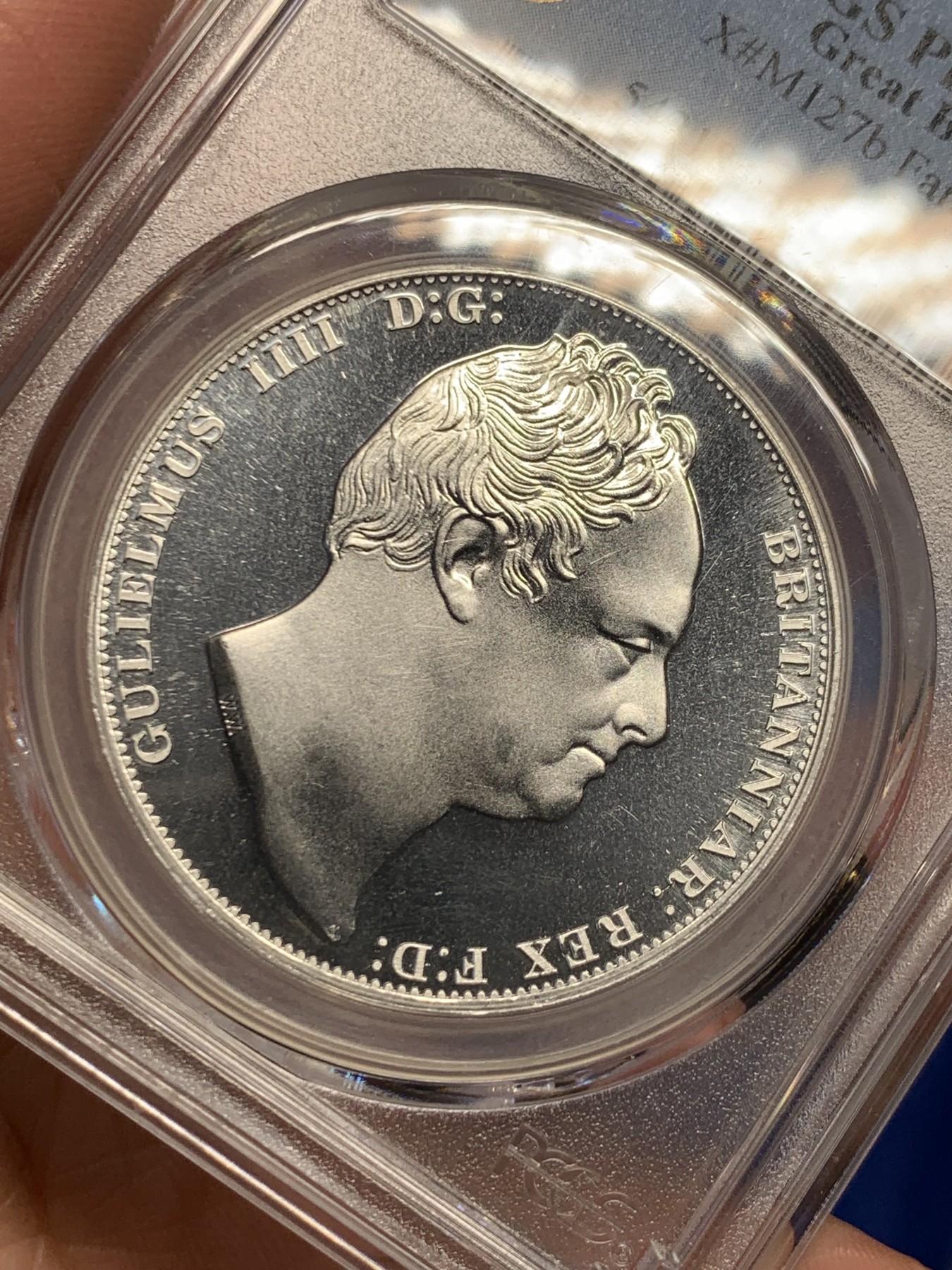 《竞宝斋》第244场-周日，周一 新年开场 (全场包邮) 两枚一组 PCGS PR68CAM-PR67RB 双双冠军分“1836” 威廉四世臆造币 经典大窗帘图案 潜力品种 精品不贵。经典大窗帘集合了英格兰、苏格兰、爱尔兰盾徽