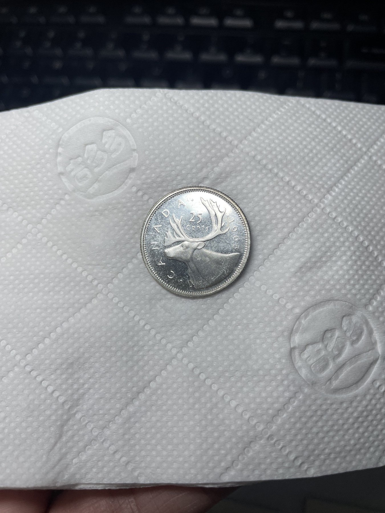 2024年集古藏今外币拍卖第2场 1965年加拿大25分银币