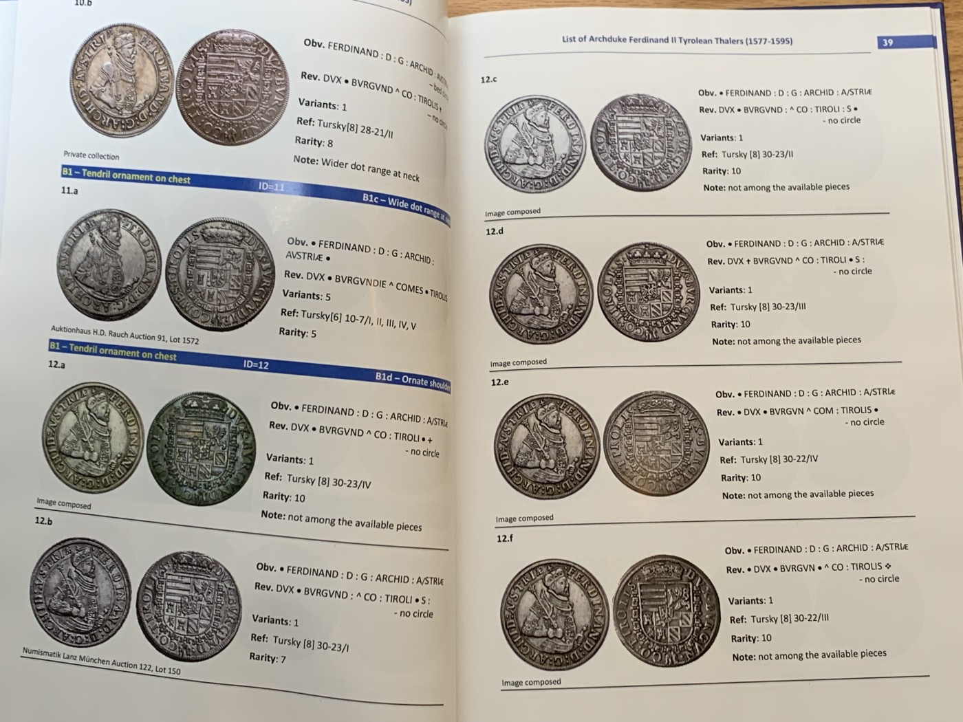 《竞宝斋》第244场-周日，周一 新年开场 (全场包邮) 大开本 神罗费迪南德二世泰勒目录，全彩印