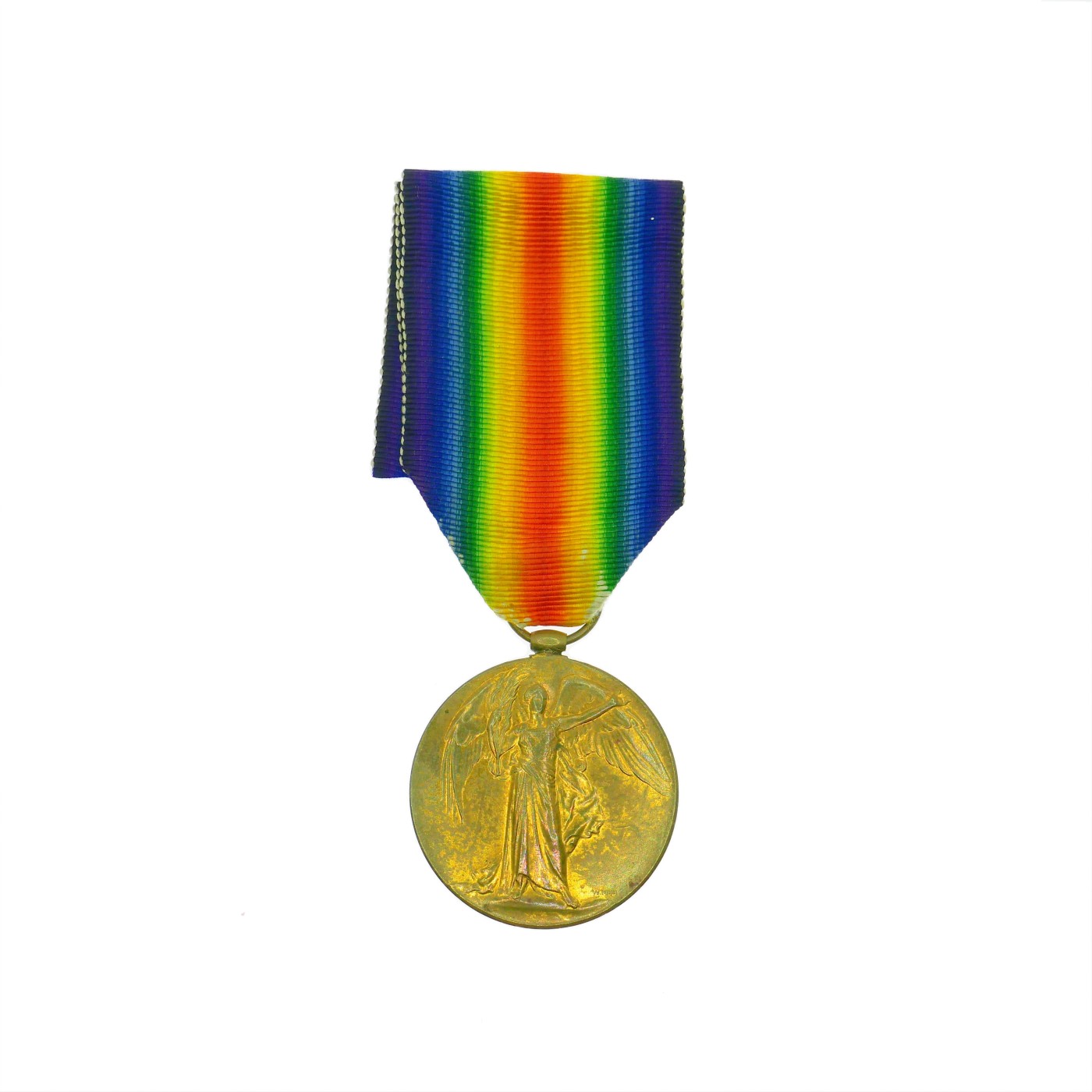 勋章奖章交易所3月9日拍卖 英国一战胜利奖章，授予皇家炮兵布朗