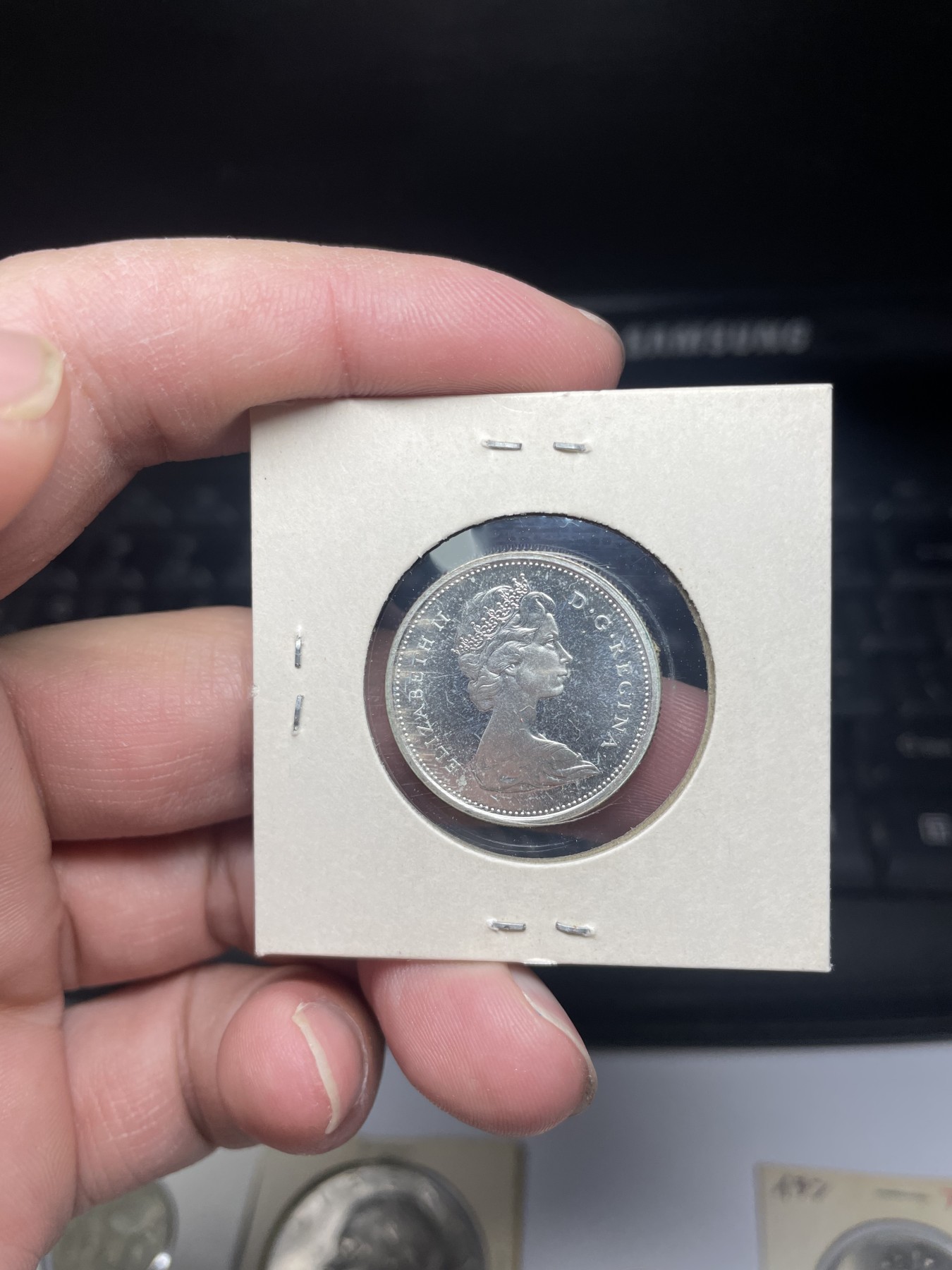 2024年集古藏今外币拍卖第2场 1965年加拿大25分银币