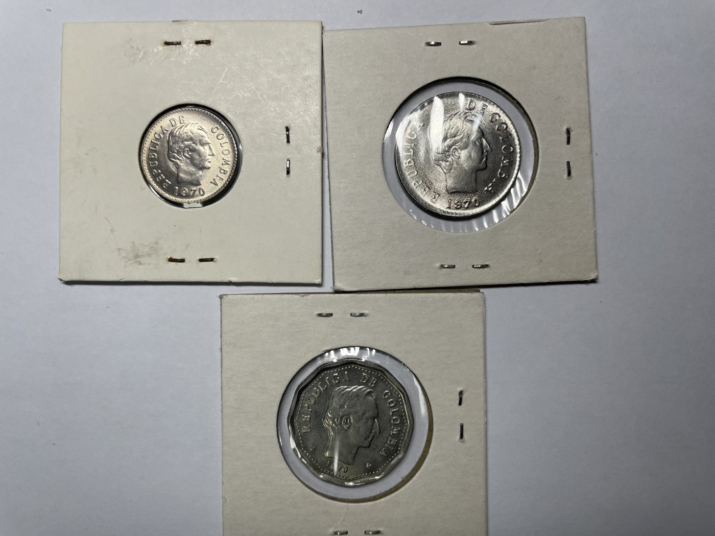 2024年集古藏今外币拍卖第2场 1970年哥伦比亚10分20分50分