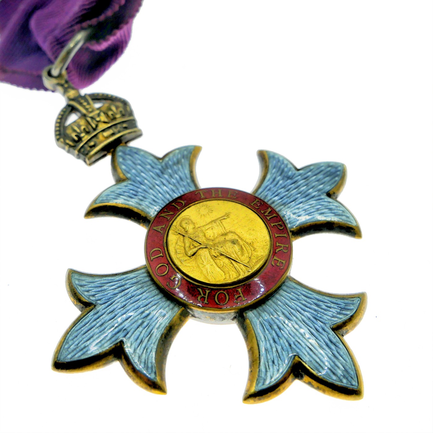 勋章奖章交易所3月9日拍卖 英国指挥官级不列颠勋章，第一版，CBE，银质珐琅，珐琅完整