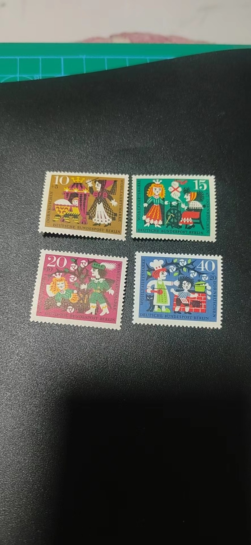 德国邮票专场，都是套票 德国邮票一套，1964年发行，童话故事睡美人，品相如图