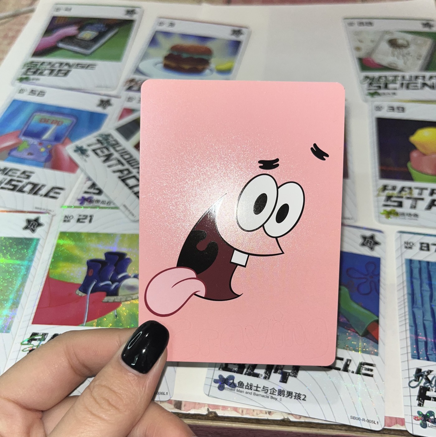 小丑杂货铺·卡片专场2 海绵宝宝系列卡片·盲盒（随机10张.SSR、SR、STR、FR、R）