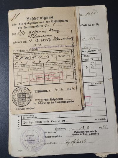 荷兰勋赏制服交流第88场拍卖 - 一套德国文件从帝德----魏玛----德三----东德