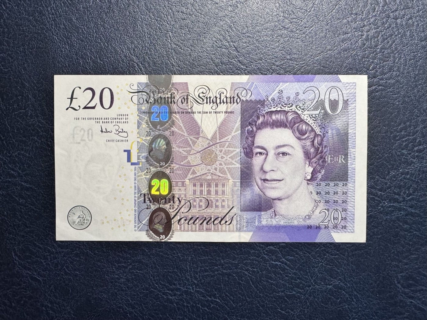 收藏联盟Quantum Auction 第328期拍卖  英国2006版20镑 品相UNC- 经济学家史密斯