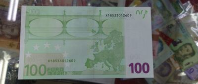 【世界钱币】精选微拍第94期暨2024年第五期 评级币裸钞场 【一口价已售出】2002年100欧 三签 全新绝品德国版无47尾号609