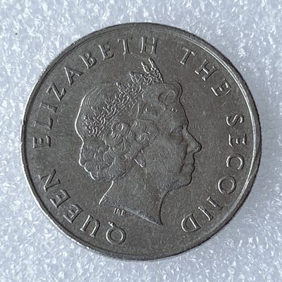 海外回流1元起拍小铺 各国钱币散币场 第8期 2004年东加勒比25分