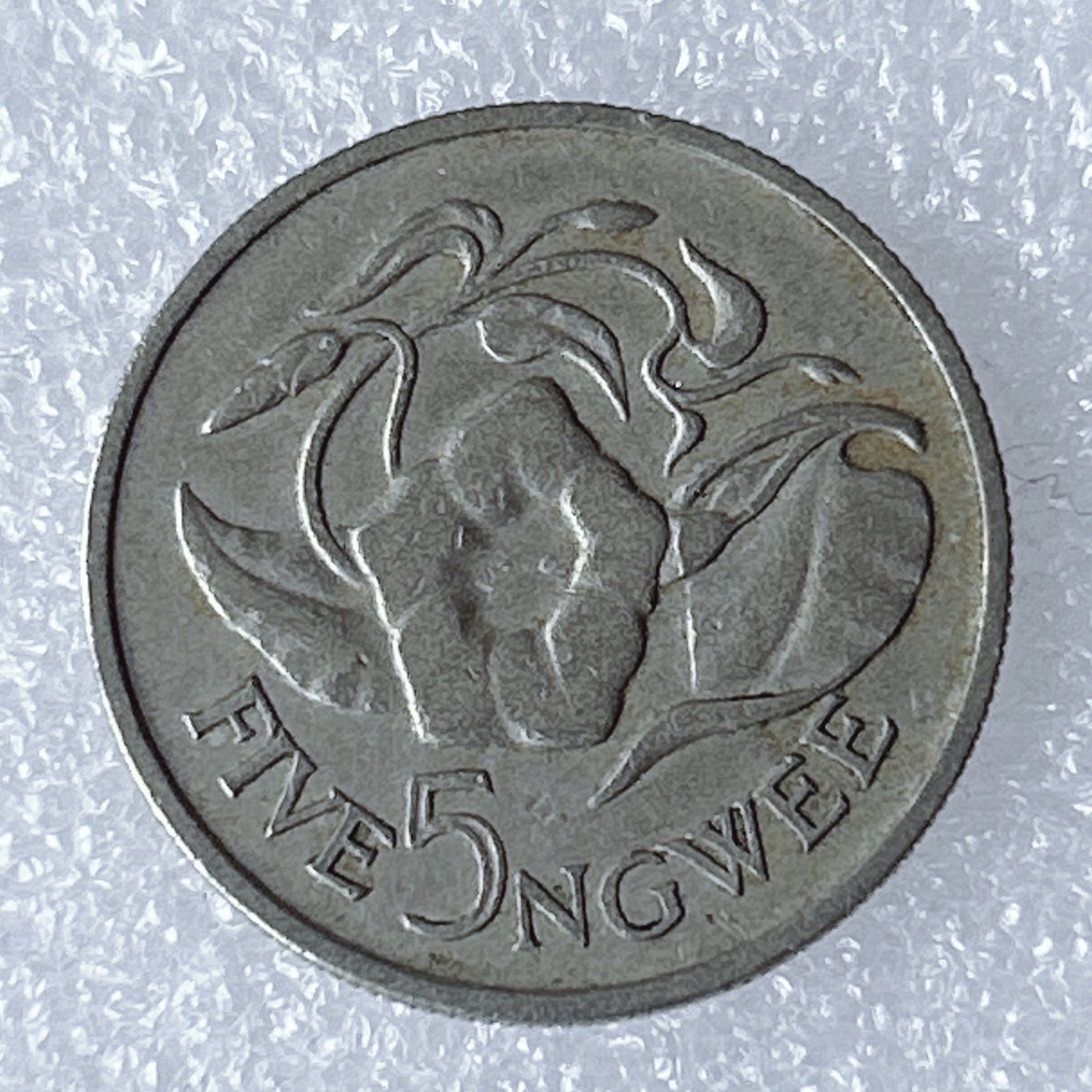 海外回流1元起拍小铺 各国钱币散币场 第8期 1968年赞比亚5恩韦