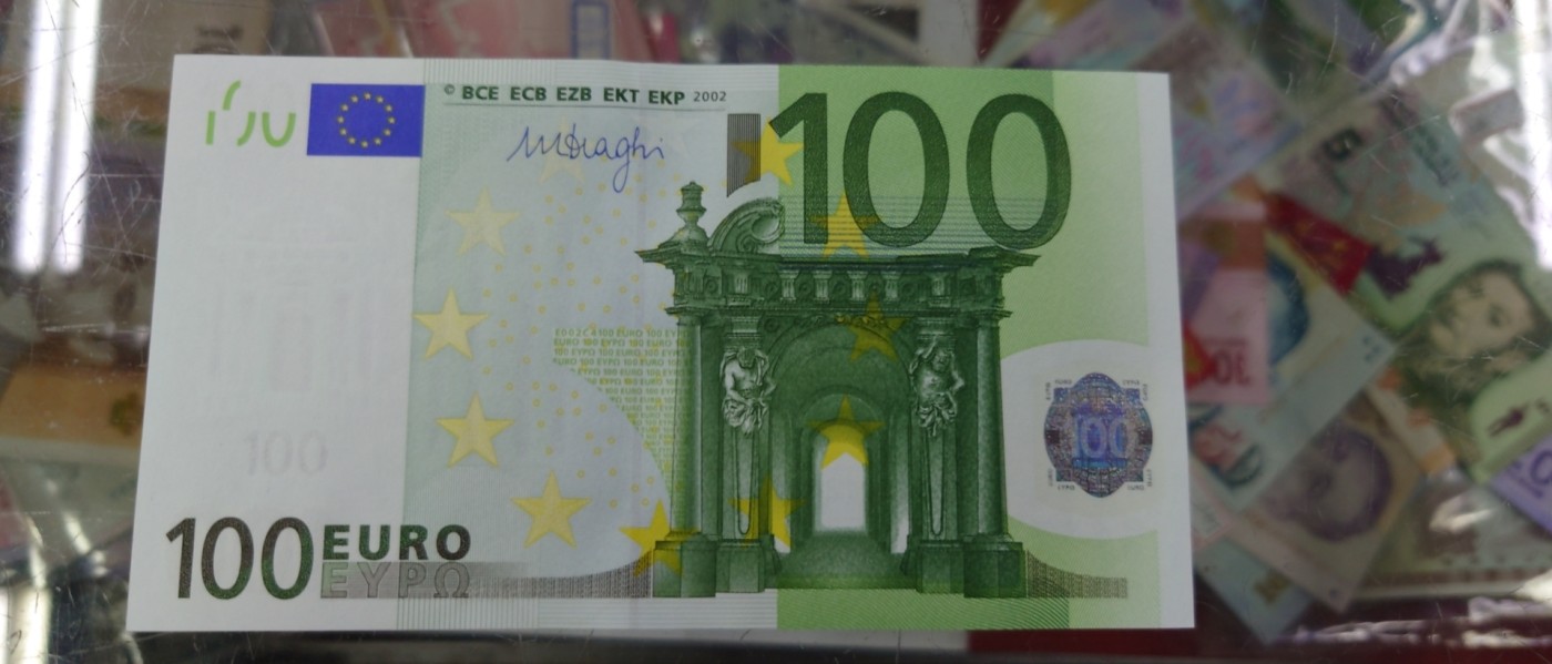 【世界钱币】精选微拍第94期暨2024年第五期 评级币裸钞场 【一口价售出】2002年100欧 三签 全新绝品德国版无47尾号681