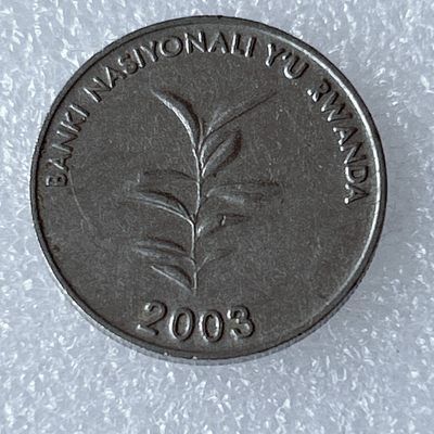海外回流1元起拍小铺 各国钱币散币场 第8期 卢旺达2003年20法郎