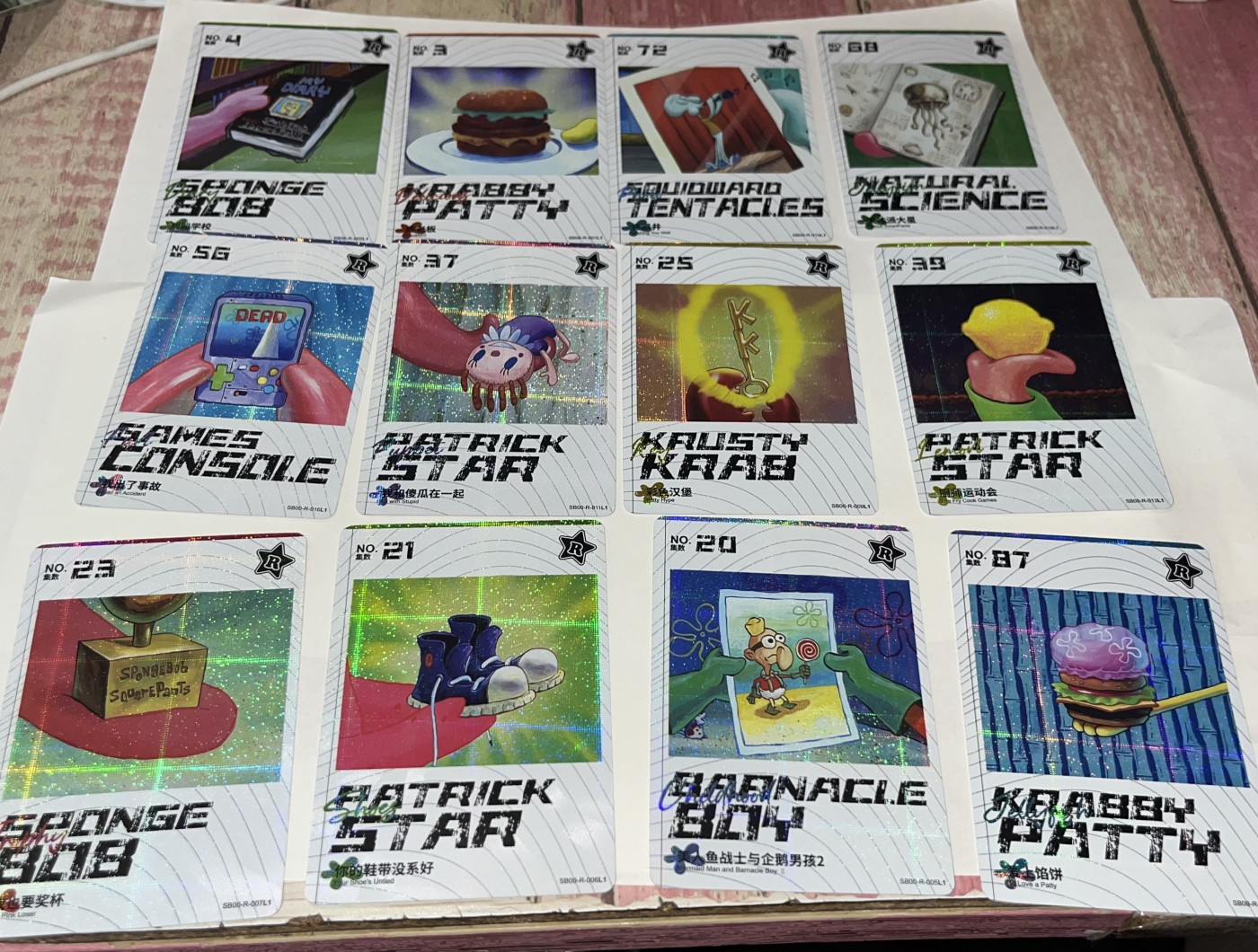 小丑杂货铺·卡片专场2 海绵宝宝系列卡片·盲盒（随机10张.SSR、SR、STR、FR、R）