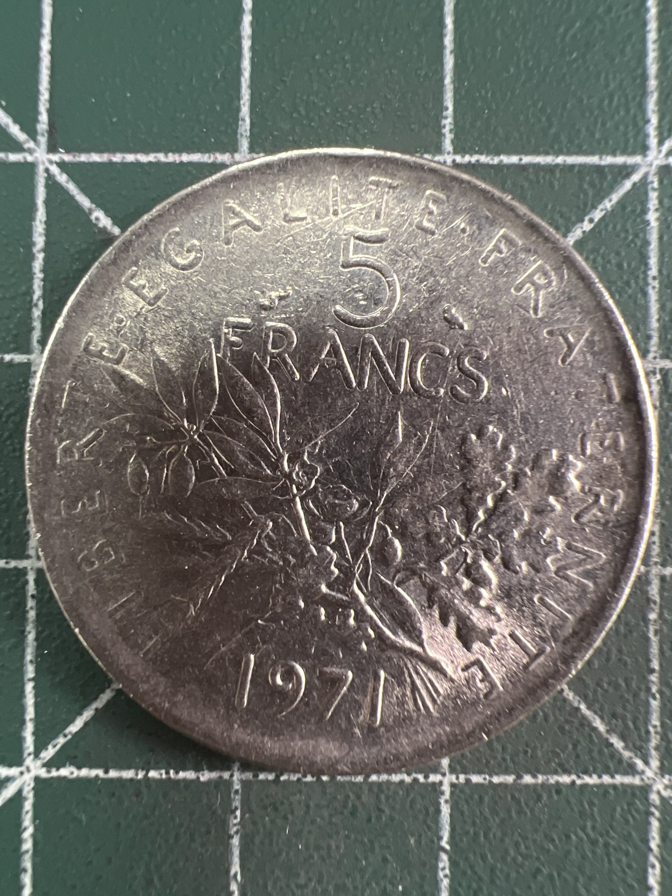 第543期  硬币专场 （无押金，捡漏，全场50包邮，偏远地区除外，接收代拍业务） 法国5法郎