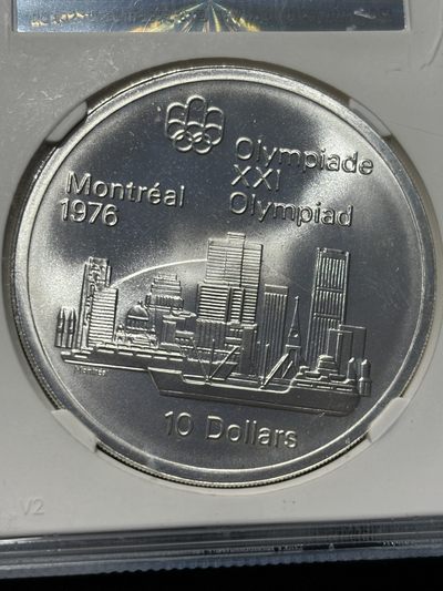 银币评级专场&全场保真包代 - 加拿大奥运会十加元银币一图一物、保真包代