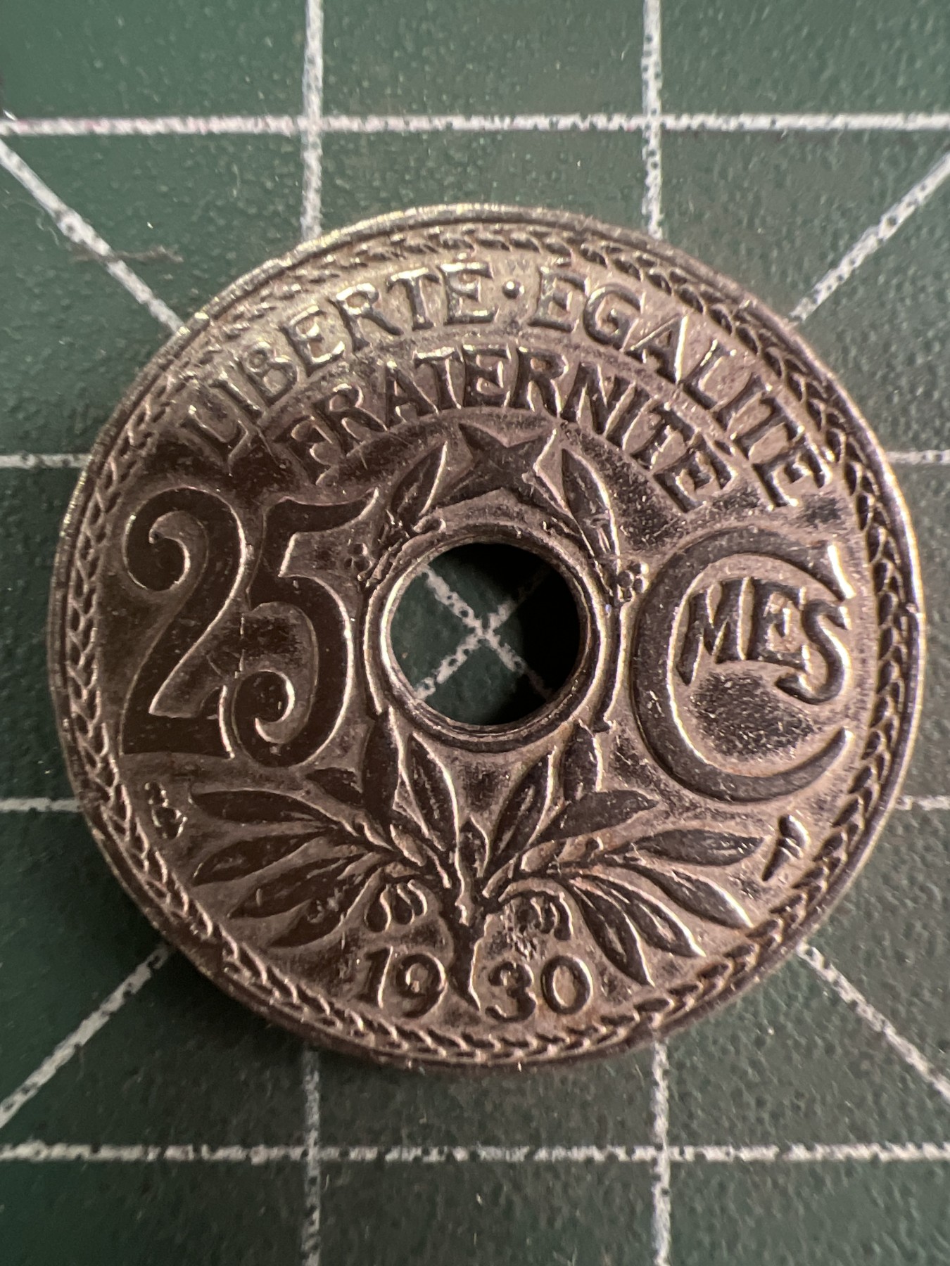 第562期 硬币专场 （无押金，捡漏，全场50包邮，偏远地区除外，接收代拍业务） 法国25分