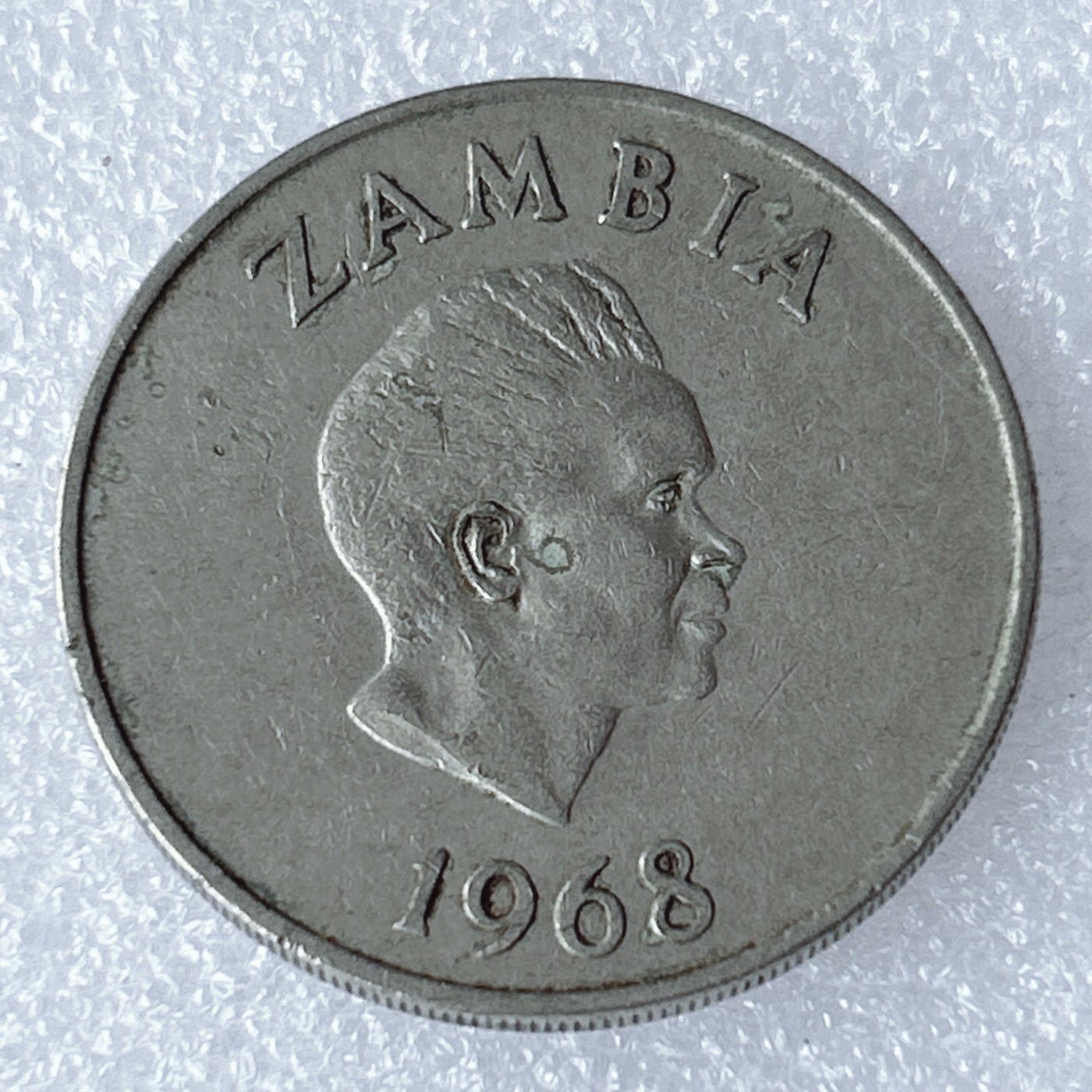 海外回流1元起拍小铺 各国钱币散币场 第8期 赞比亚1968年20韦恩